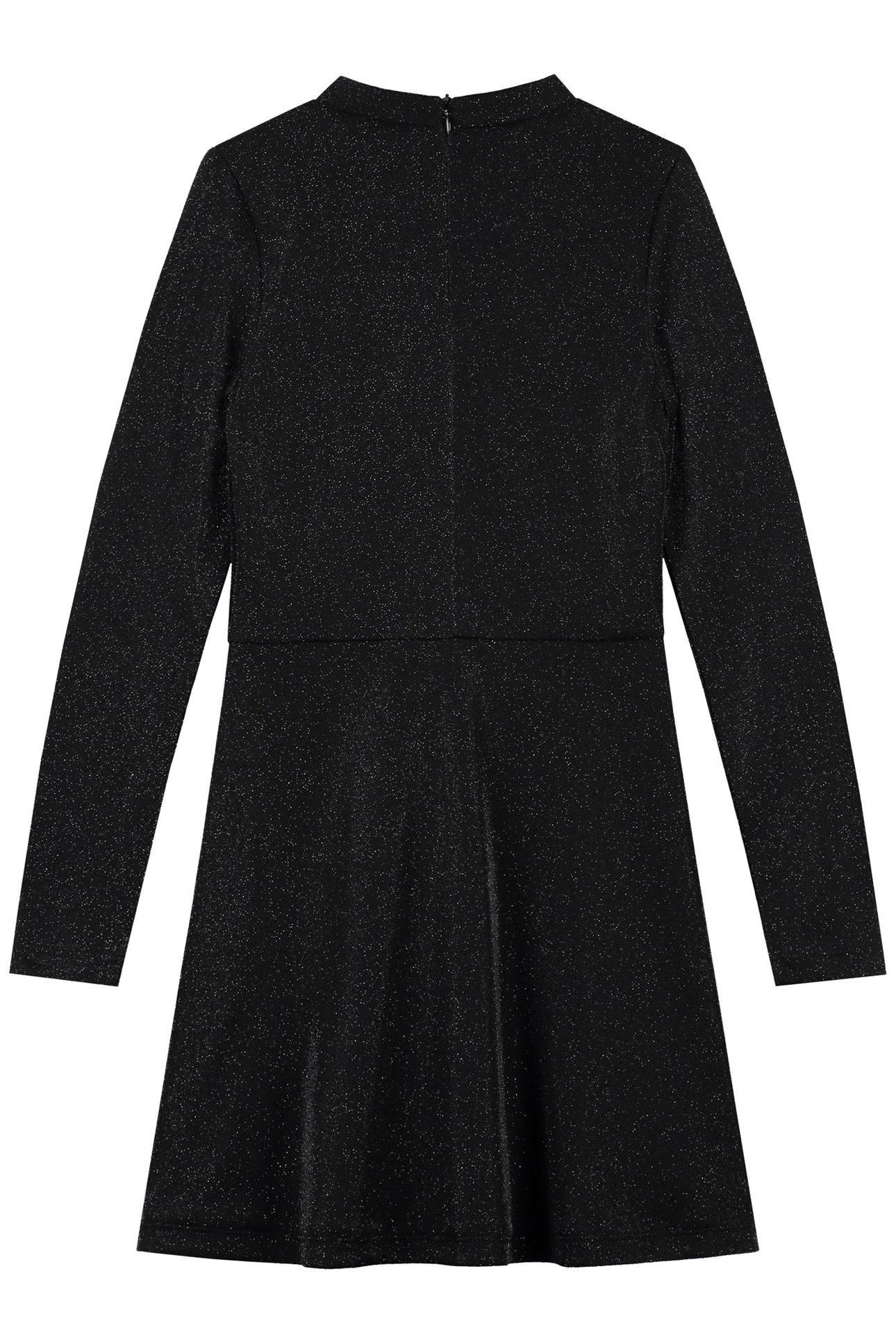 SPARKLE MESH DRESS BLACK GLITTER 2