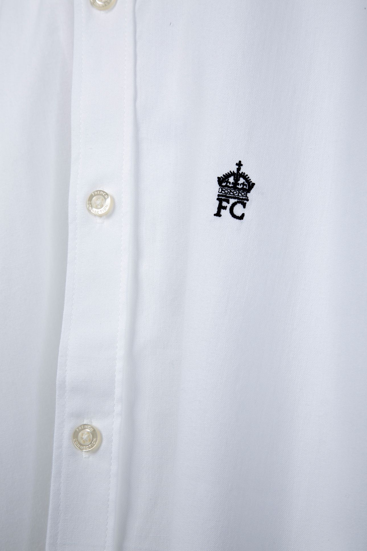 OXFORD LONG SLEEVE SHIRT WHITE/MARINE 5