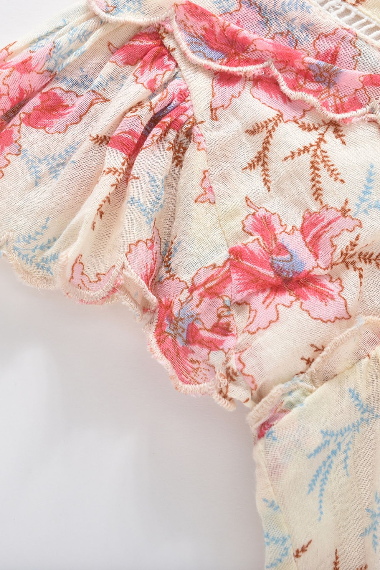 DRESS SILOÉ RASPBERRY FLOWERS 8