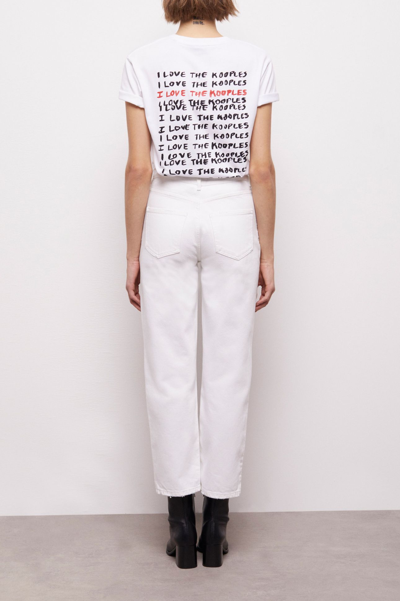WHITE STRAIGHT JEANS WHITE 2