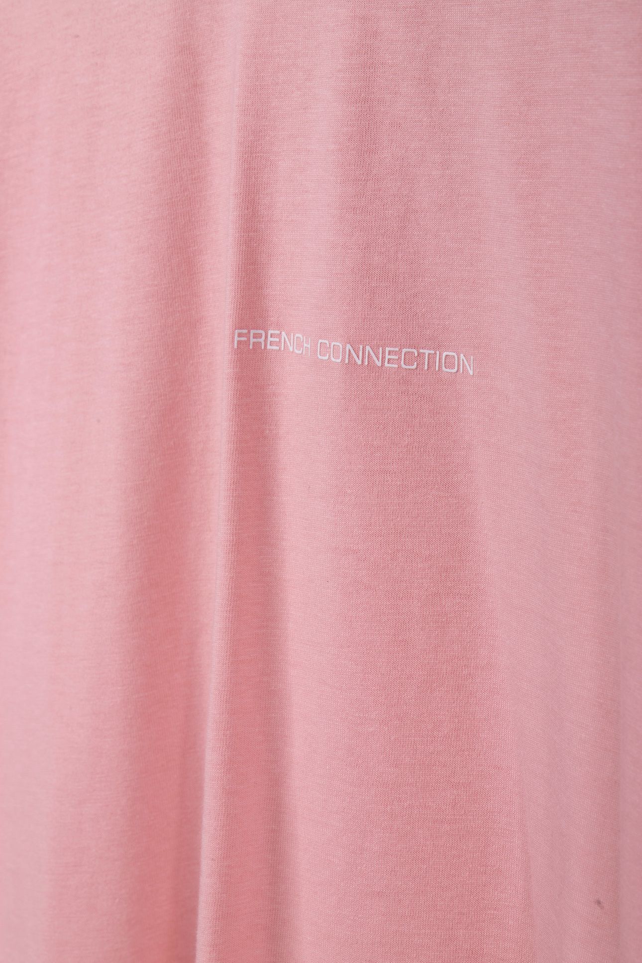 FRENCH CONNECTION TEE WASHED PINK/WHITE 5