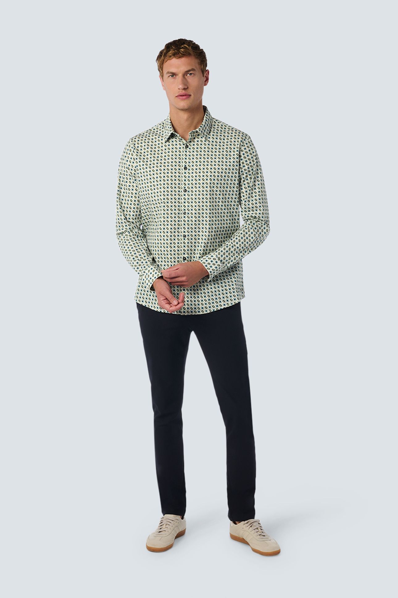 SHIRT STRETCH ALLOVER PRINTED CLOUD 3