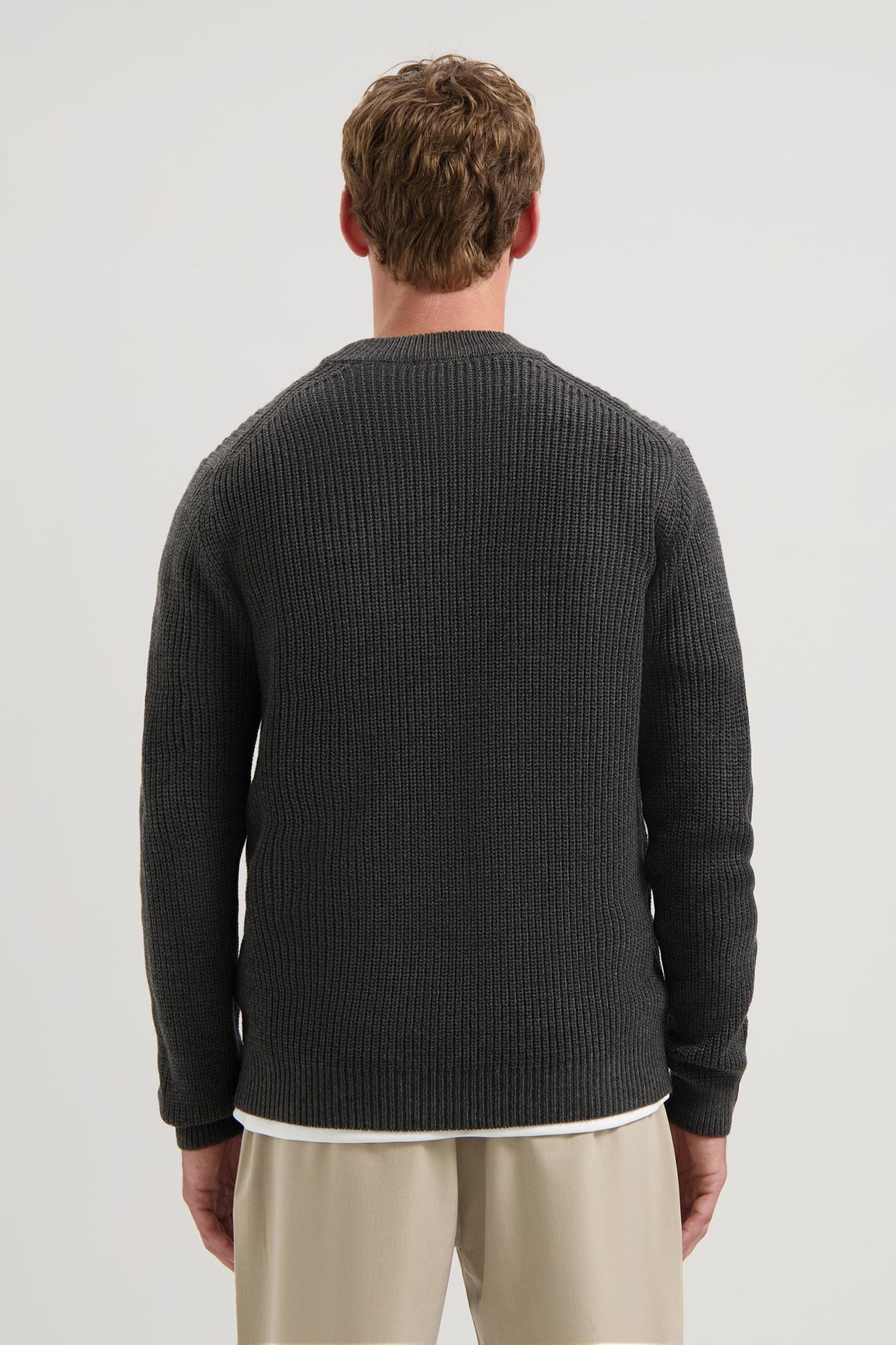 DS-CREW RIBKNIT ANTHRA MELANGE 2