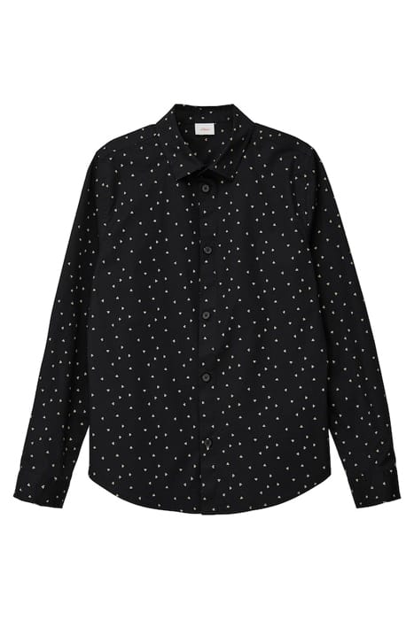 S.OLIVER JUNIOR SHIRTS GREY/BLACK 1