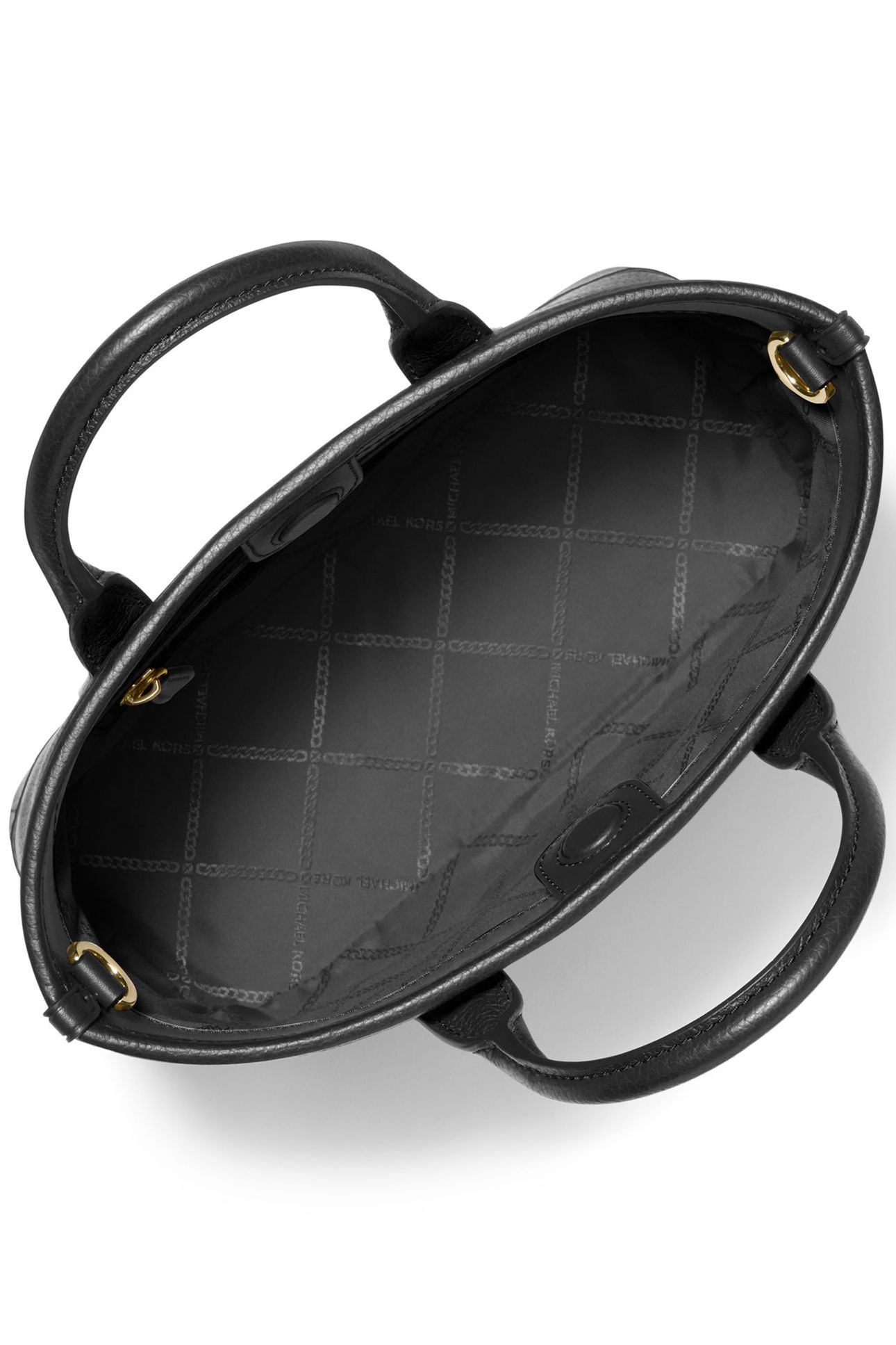 SATCHEL BAG IN BLACK WITH LOGO STRAP 4