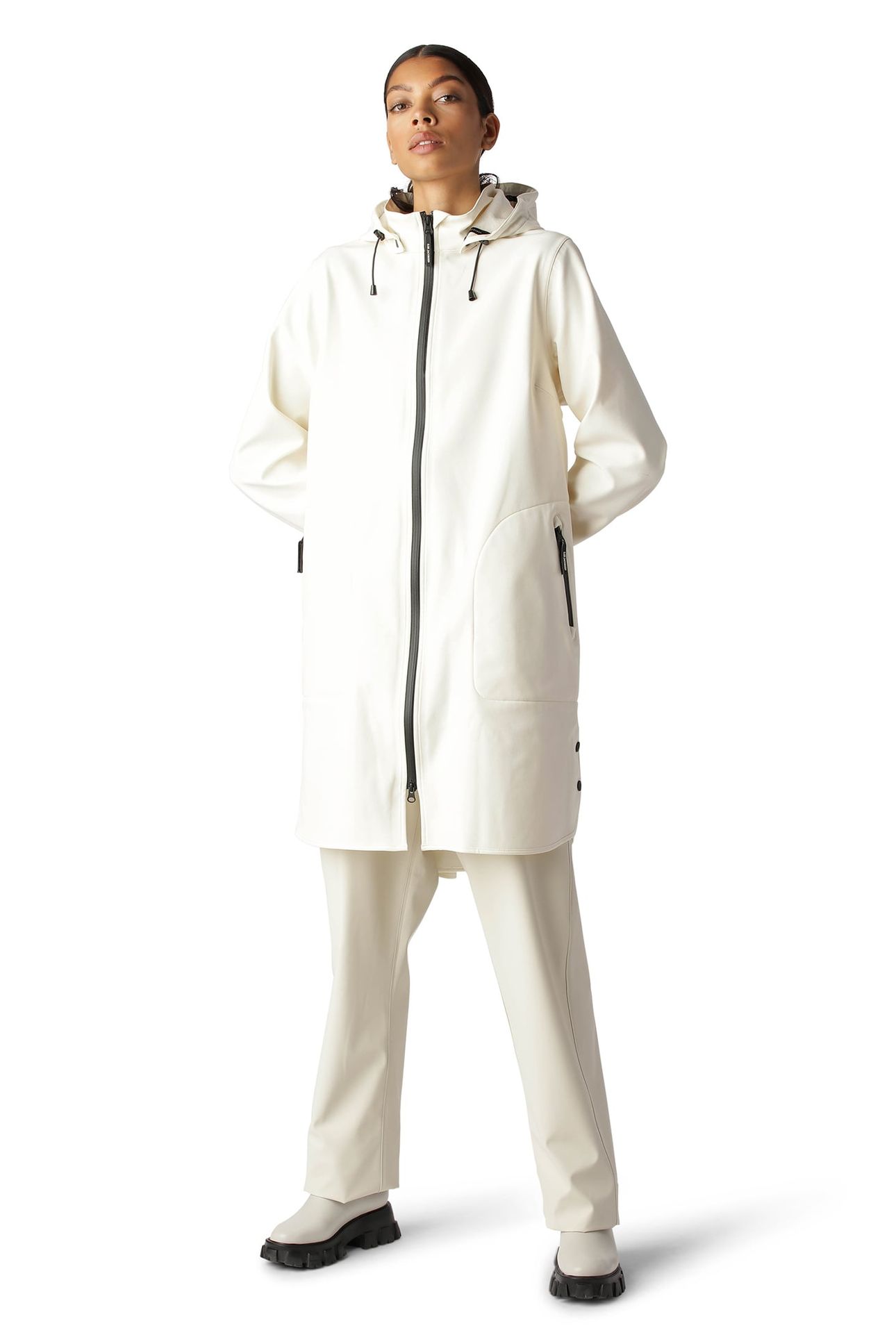 RAIN12 RAIN JACKETS WHITE SUGAR 1