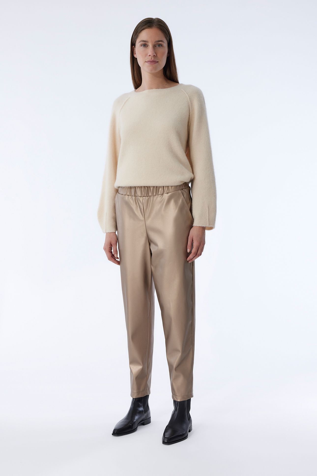 SALLY PANTS METALLIC BRONZE 2