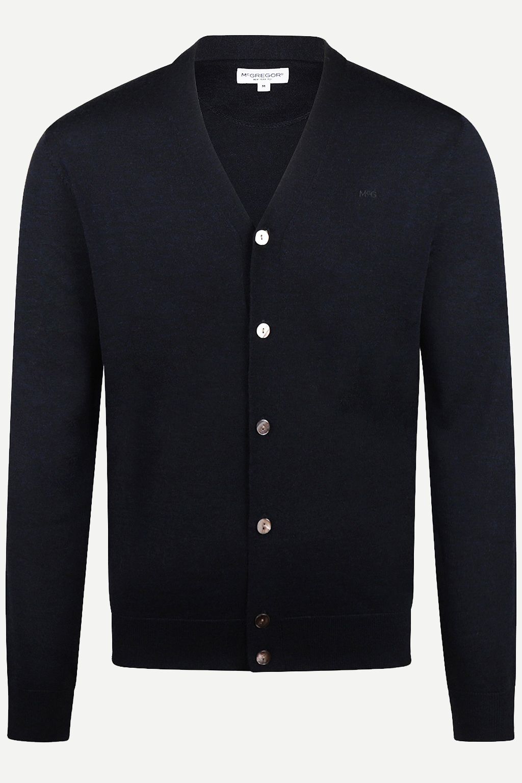 FINE MERINO CLASSIC CARDIGAN NAVY 2