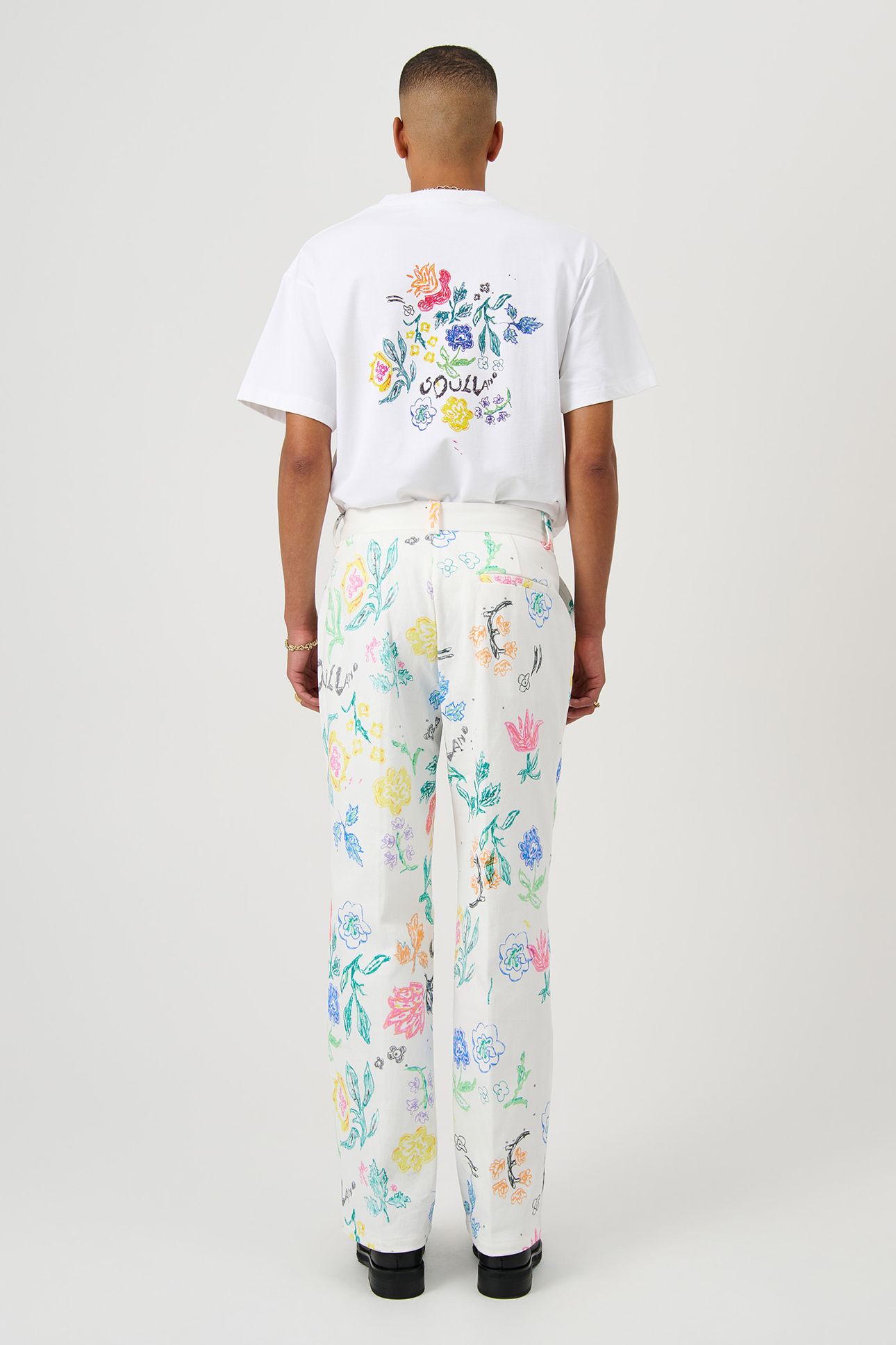 ULA PANTS WHITE AOP 3