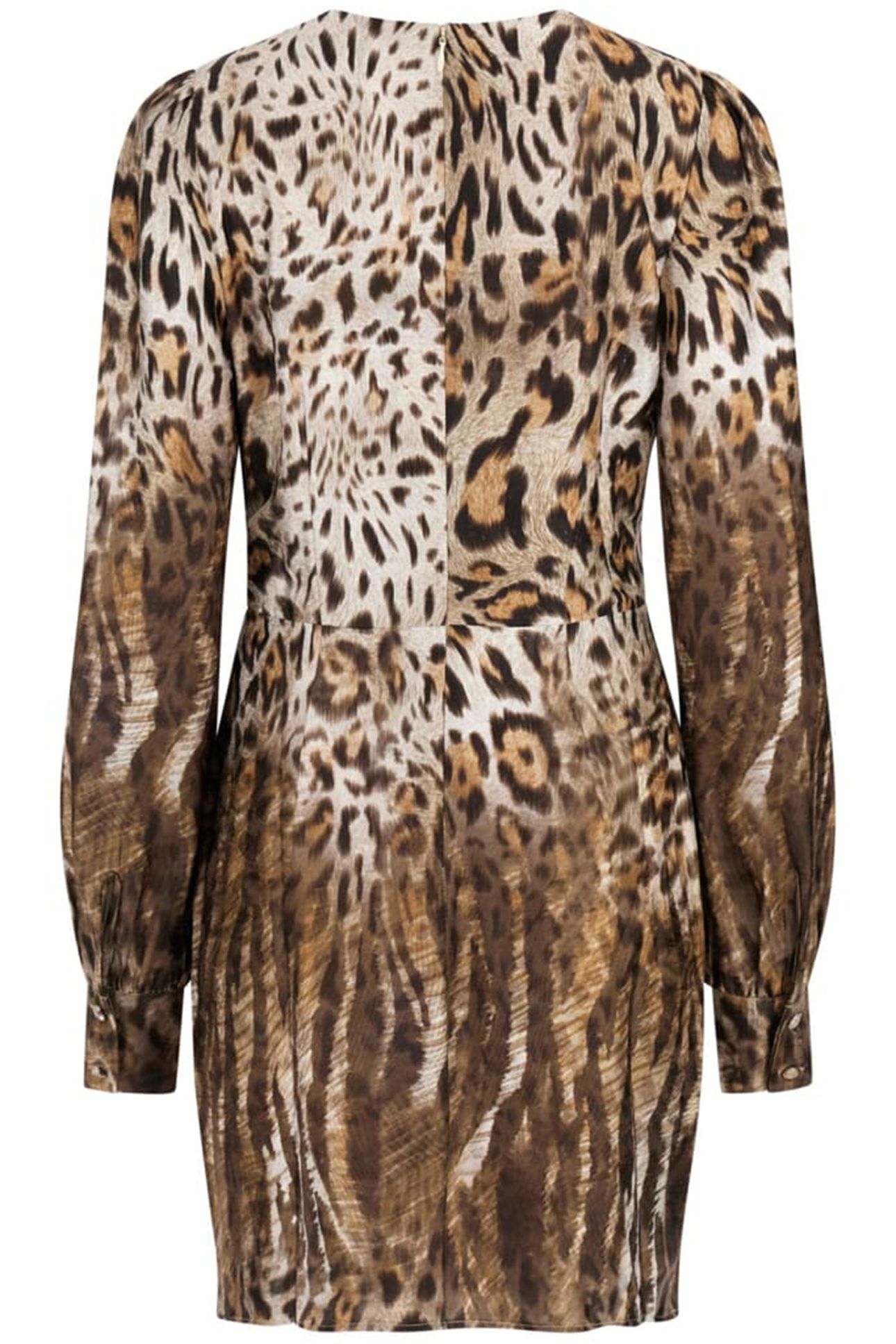 GUESS ECO MARION FIX WRAP DRES WAVY LEOPARD PRINT 5