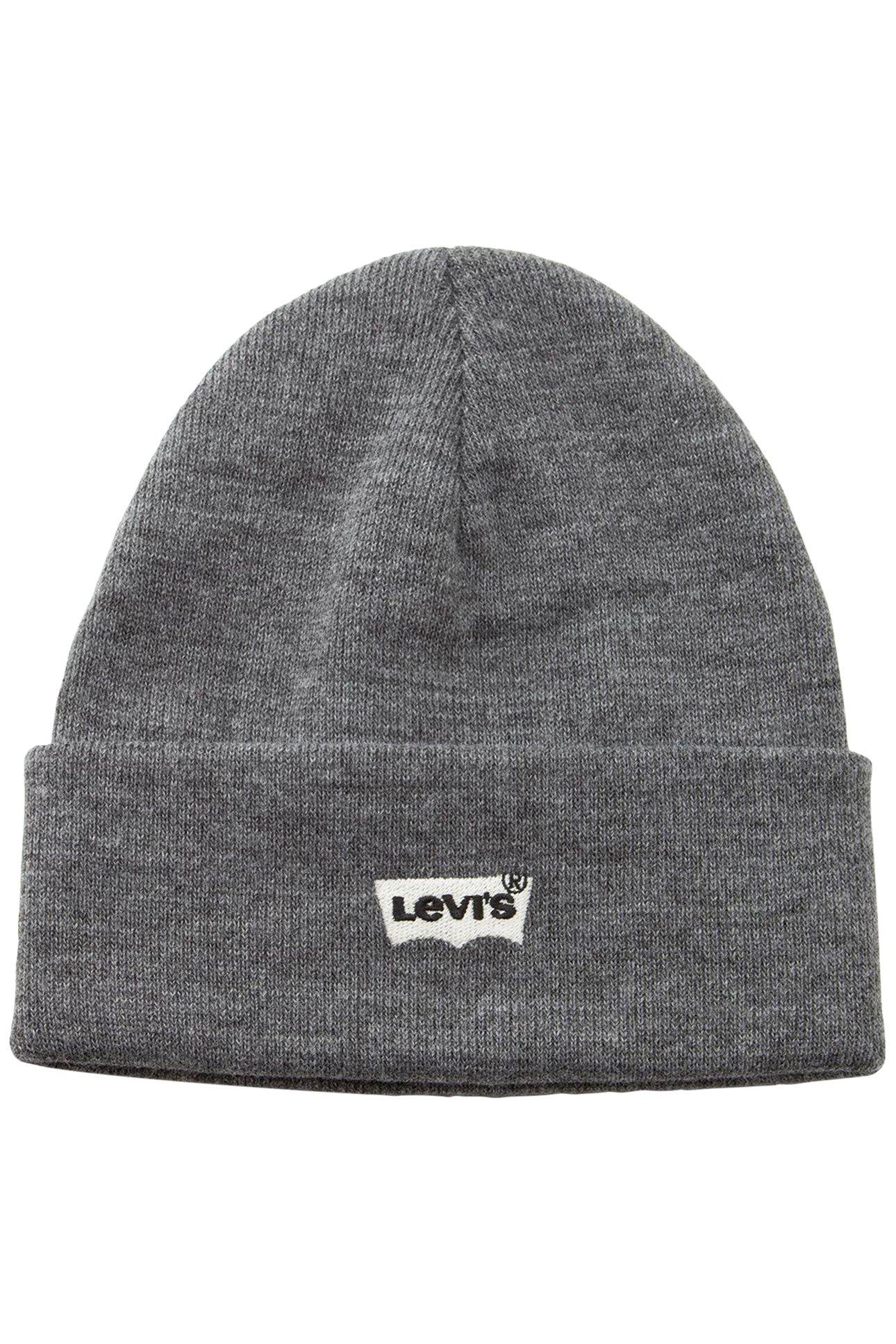 BATWING EMBROIDERED SLOUCHY BEANIE BLACK 1