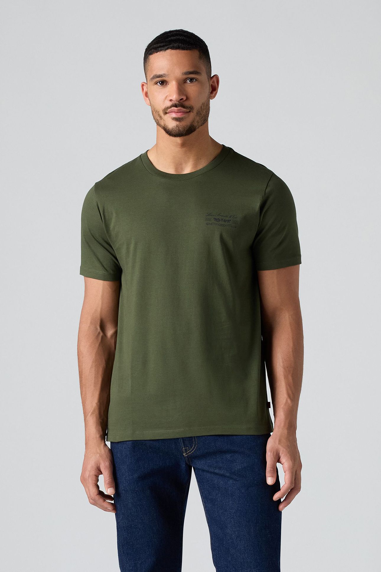 GRAPHIC CREWNECK T-SHIRT GREEN 1