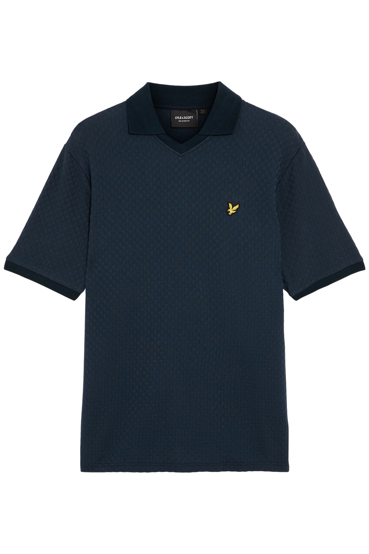 FOOTBALL COLLAR POLO SHIRT DARK NAVY 4