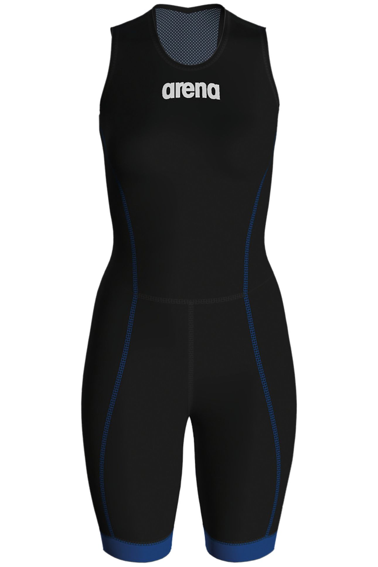 W TRISUIT ST 2.0 REAR ZIP BLACK/ROYAL 4