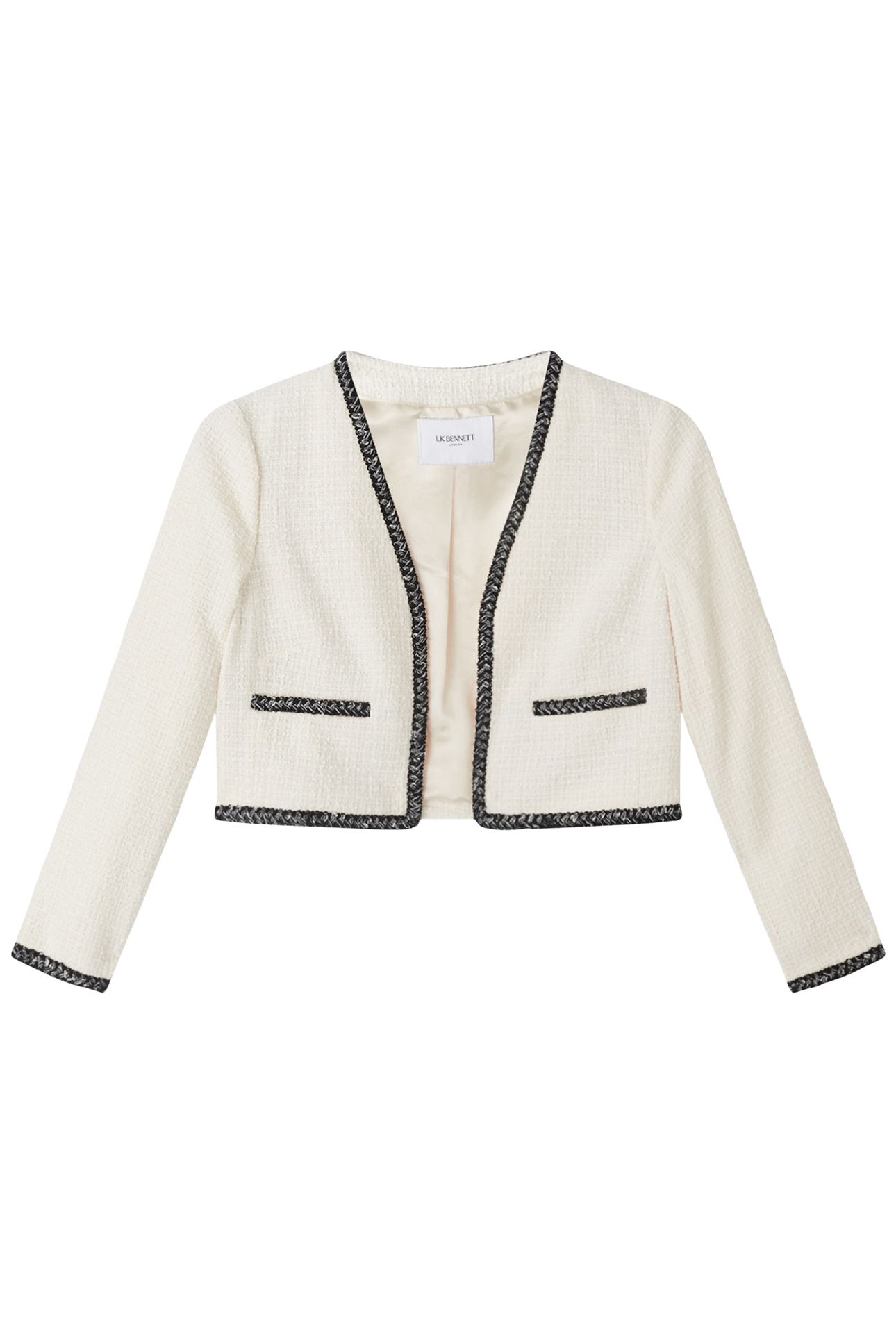 JK TARA - V-NECK EDGE TO CREAM/NAVY 3