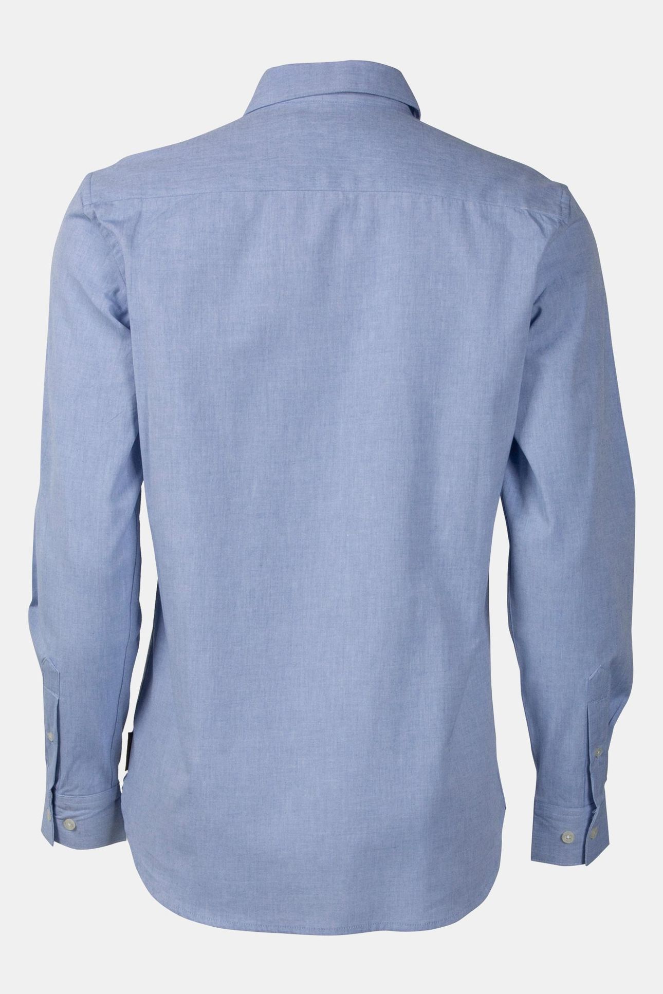 OXFORD LONG SLEEVE SHIRT SKY/MARINE 5