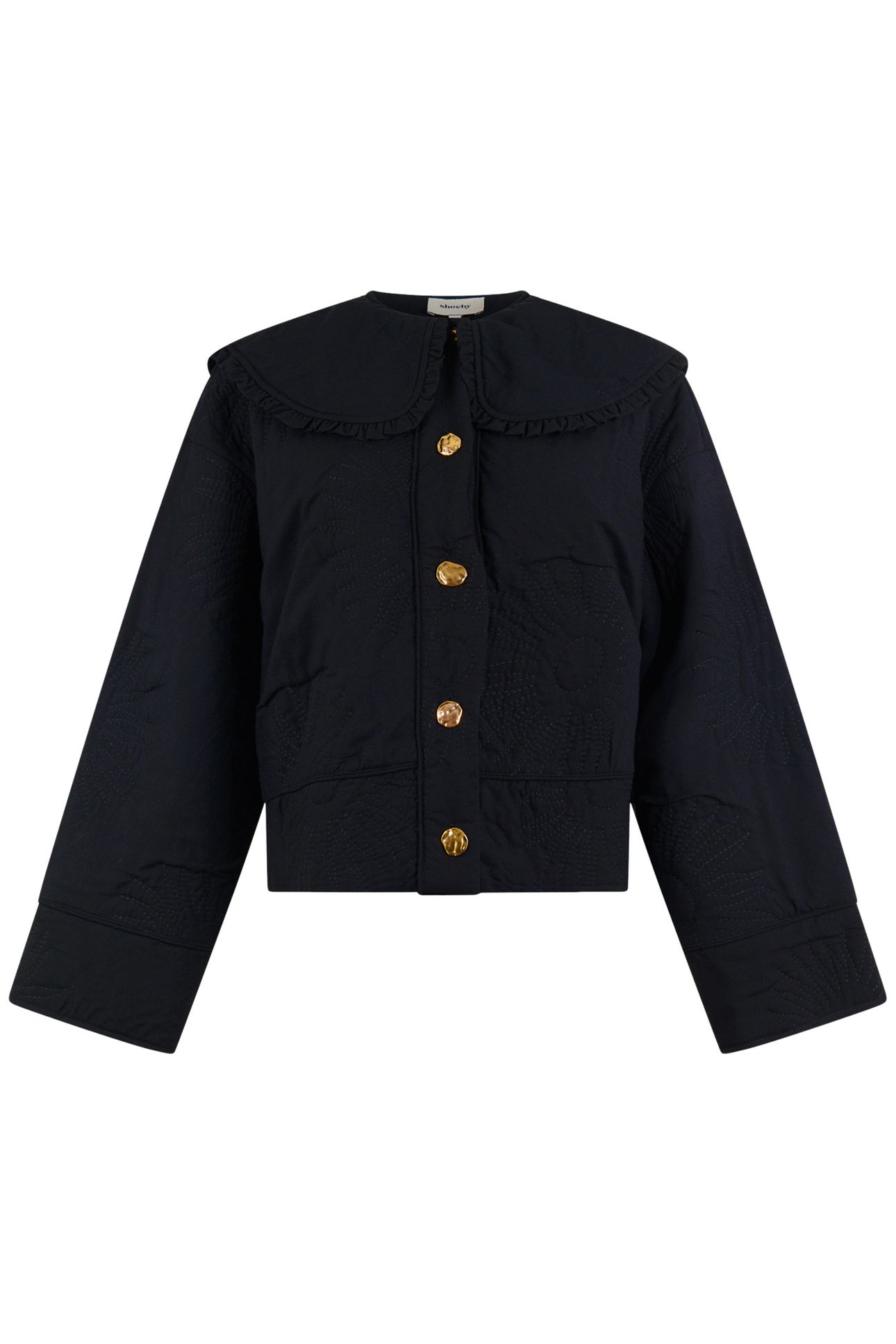 LA-SBQUILTED SUN JACKET BLACK 4