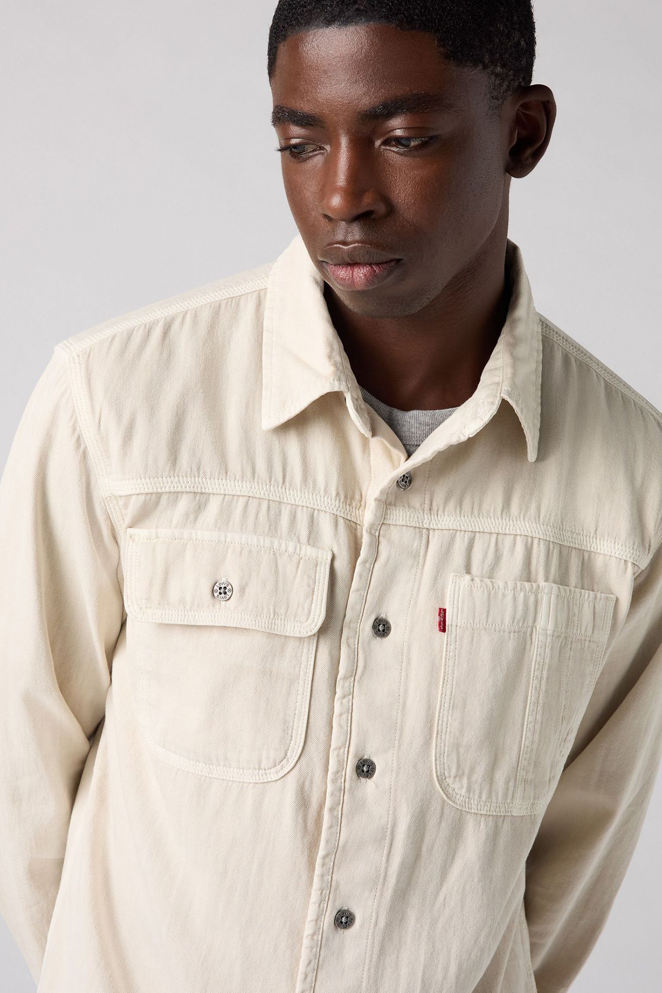 AUBURN WORKER SHIRT GREY 5