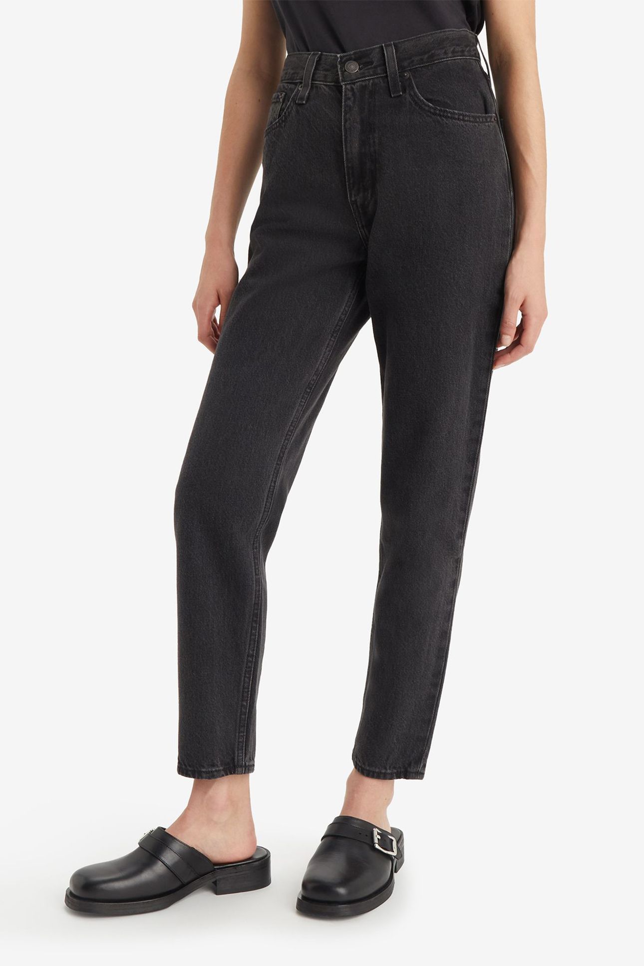 80'S MOM JEANS BLACK 1