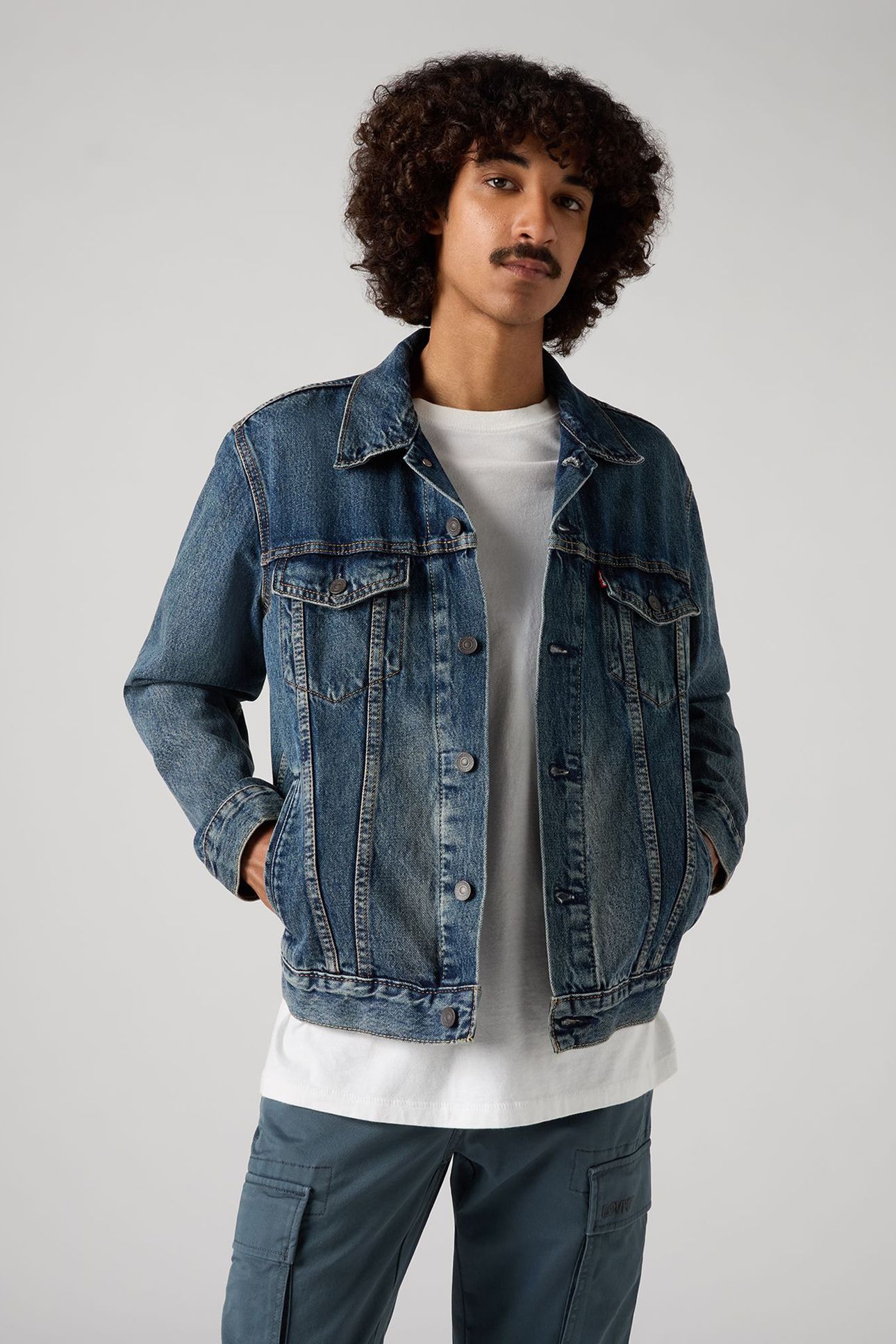 TRUCKER JACKET DARK INDIGO 4