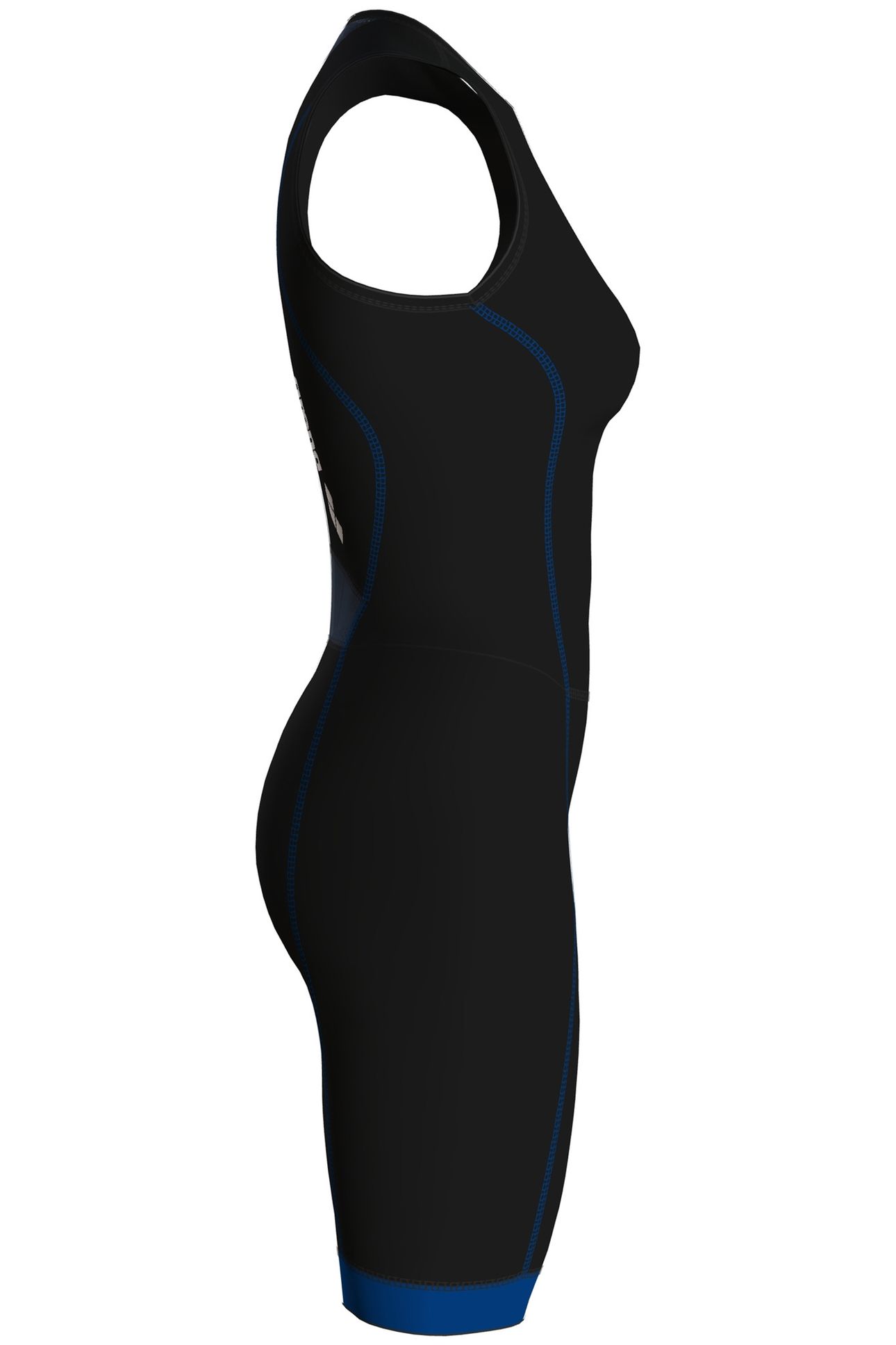 W TRISUIT ST 2.0 REAR ZIP BLACK/ROYAL 8