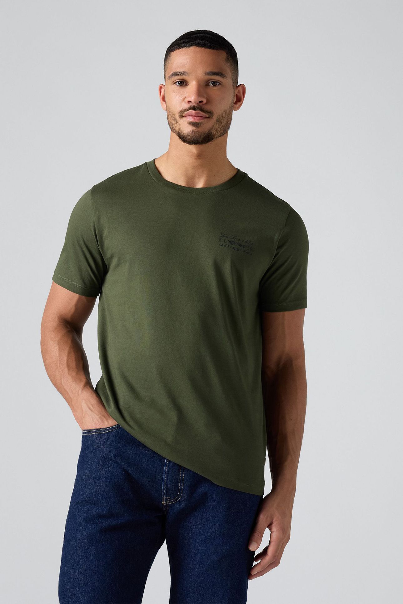 GRAPHIC CREWNECK T-SHIRT GREEN 4