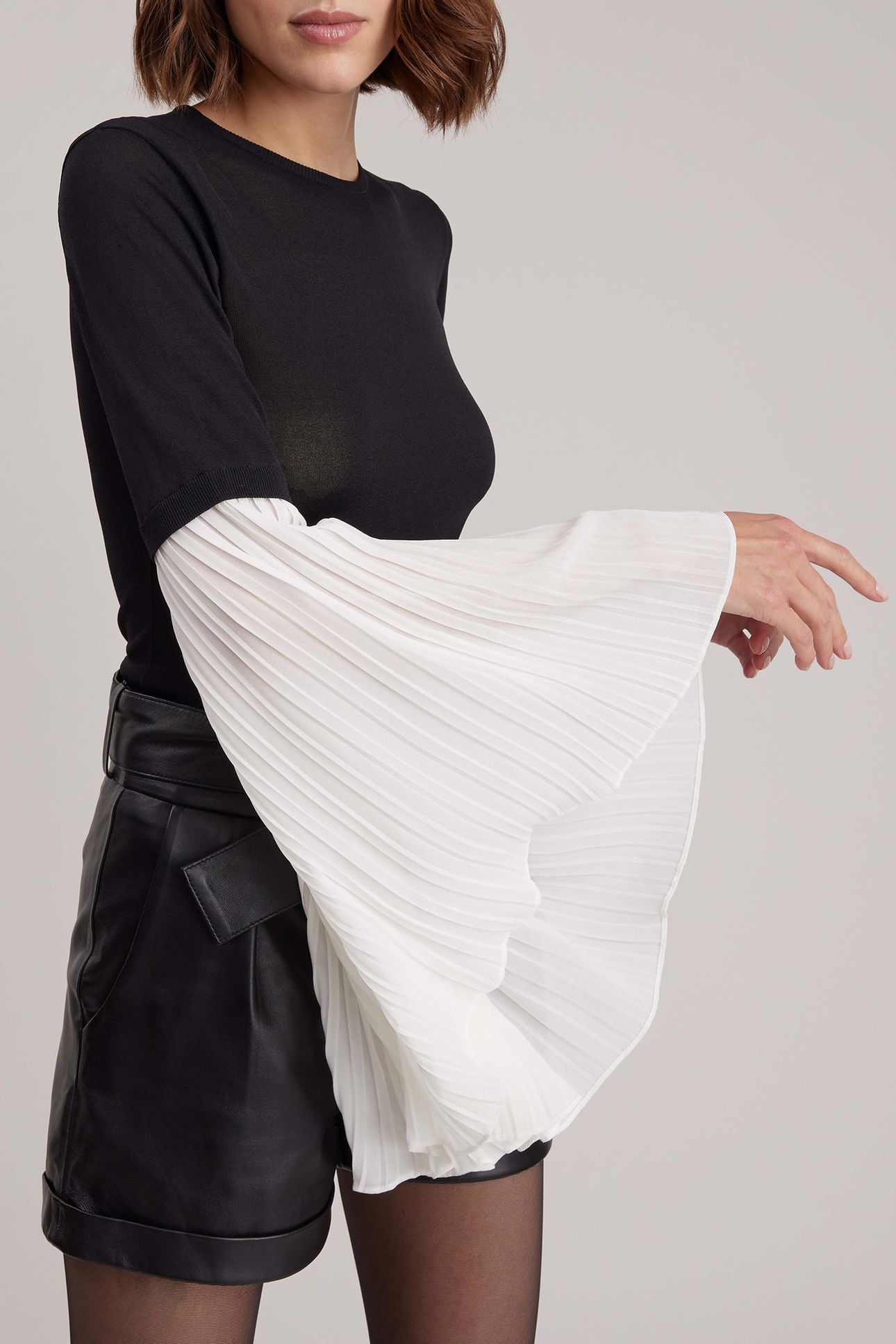 FADETTE PULLOVER BLACK/WHITE 6