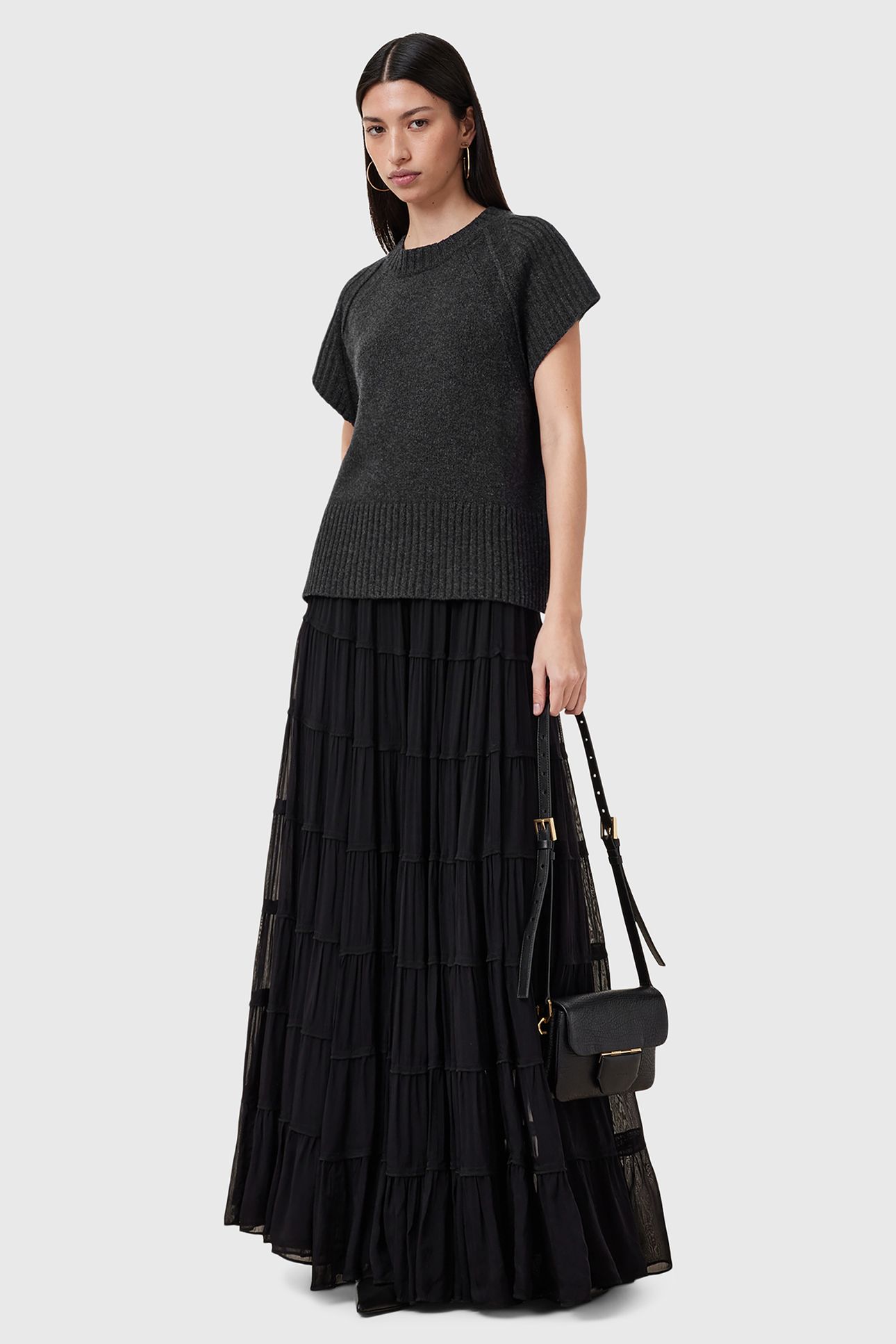 EVA MAXI SKIRT BLACK 6