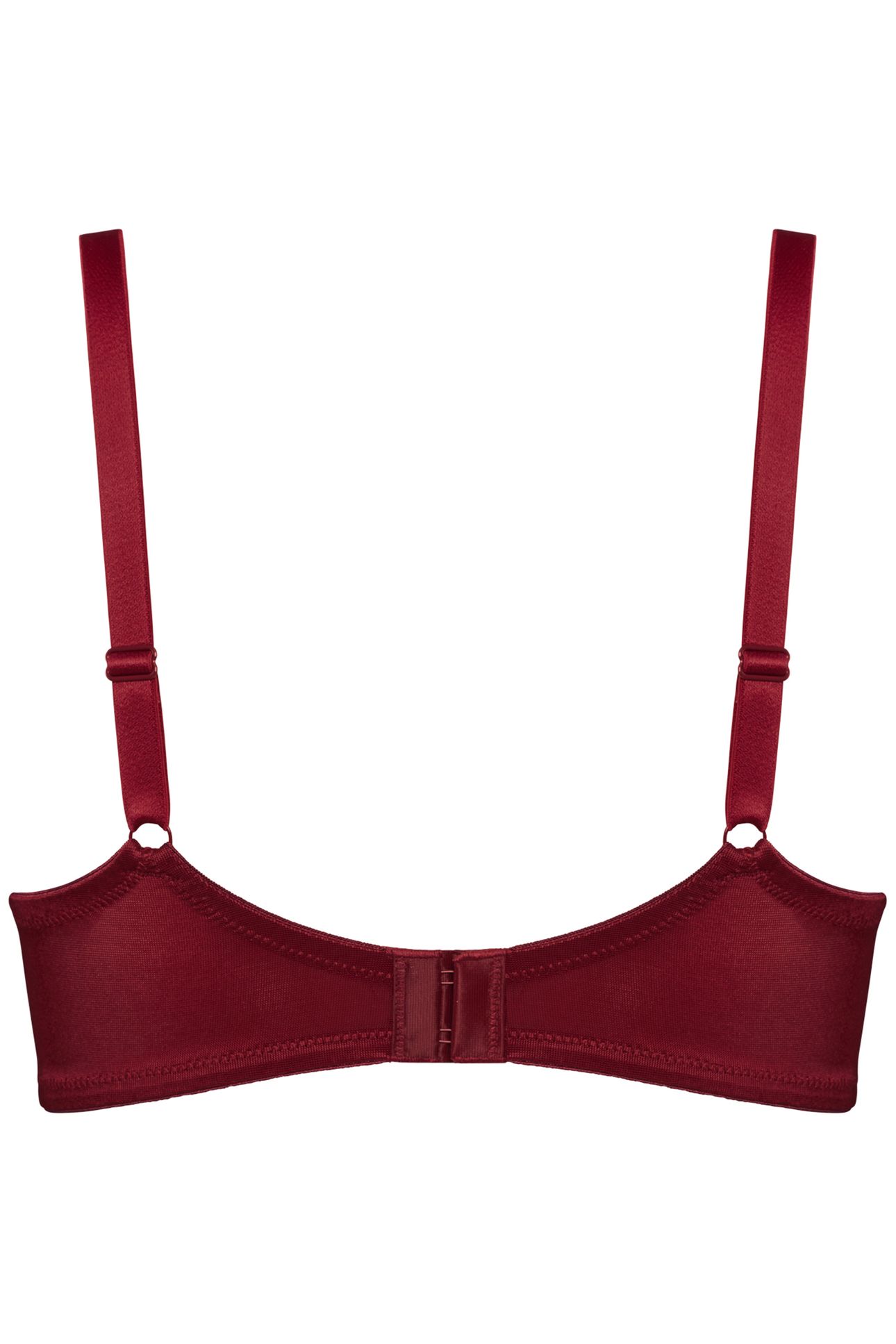 SEDUCTION CABERNET PRINT PLUNGE BALCONY BRA 3