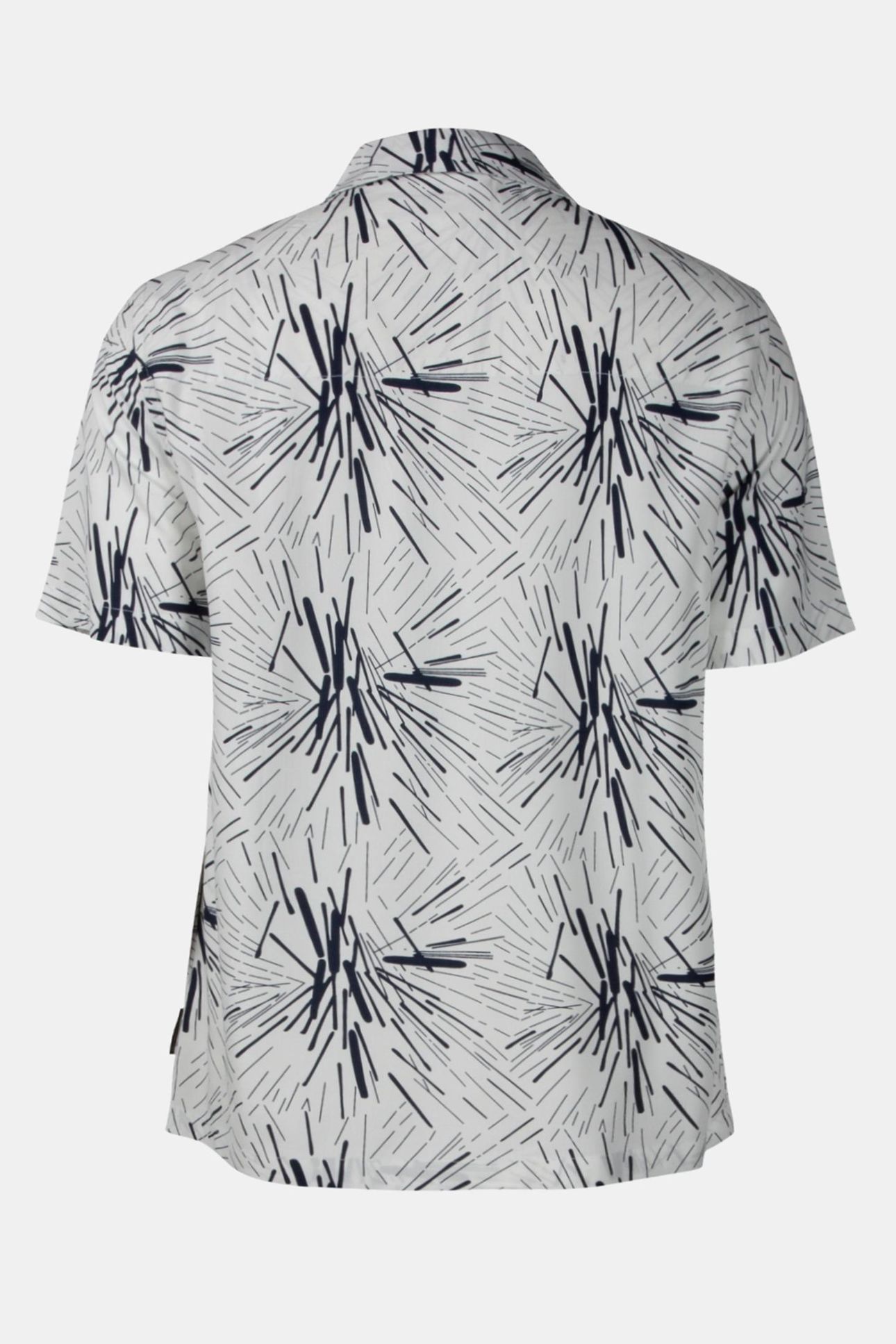 SPLAT VISCOSE REVERE SHORT SLEEVE WHITE 5