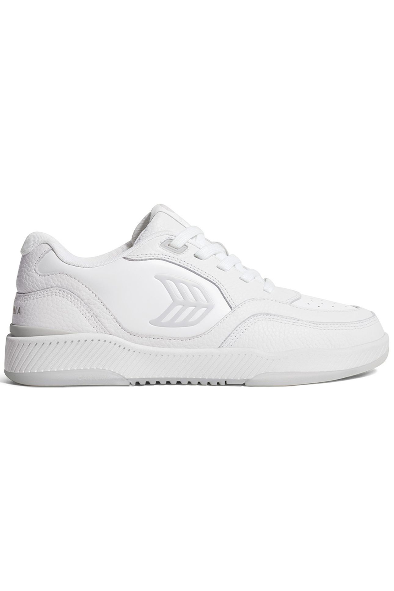 UBA WHITE PREMIUM LEATHER ICE LOGO SNEAKER WHITE 1