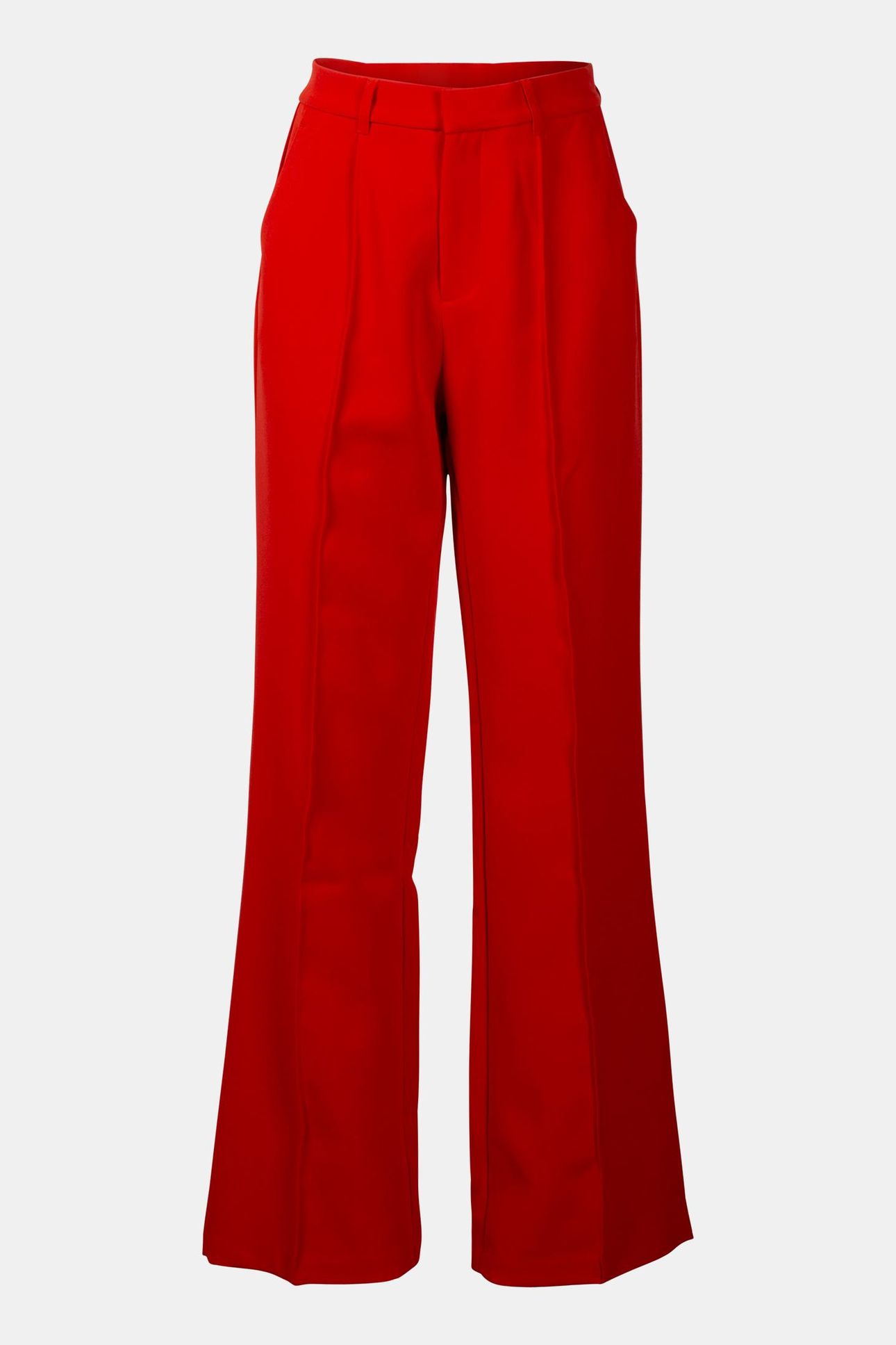 RUS PINTUCK STRAIGHT PANTS BRIGHT ORANGE 3