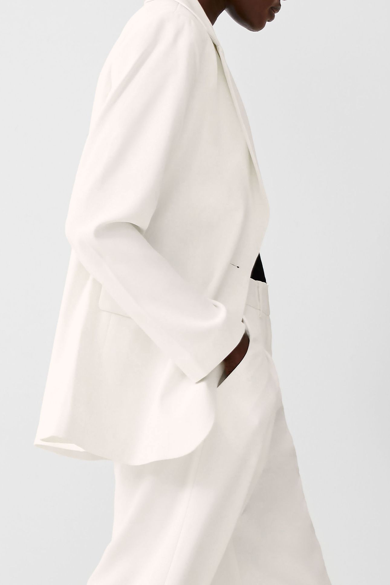 HARRIE SUITING SINGLE BREASTED PORCELAIN CREAM 4