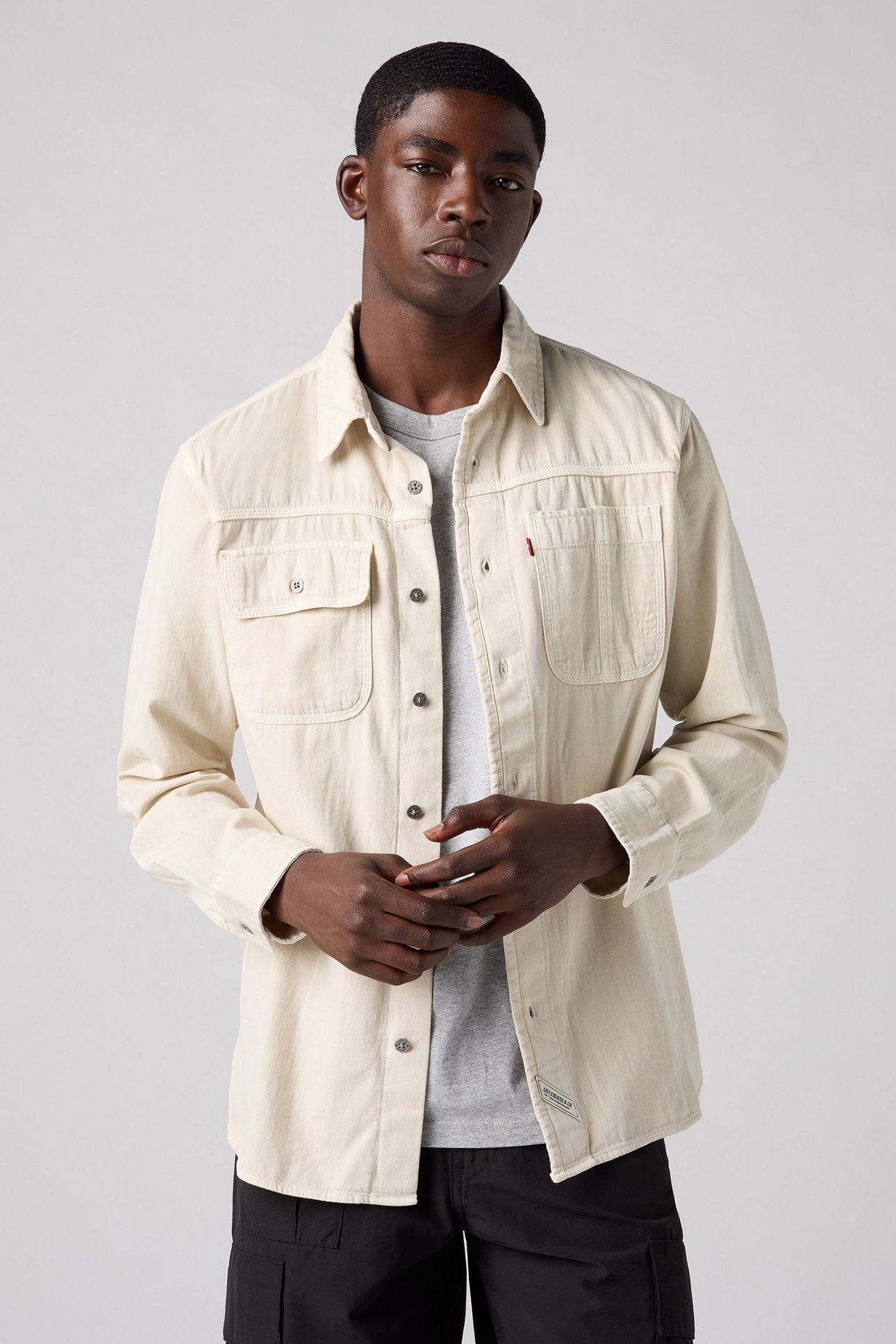 AUBURN WORKER SHIRT GREY 4