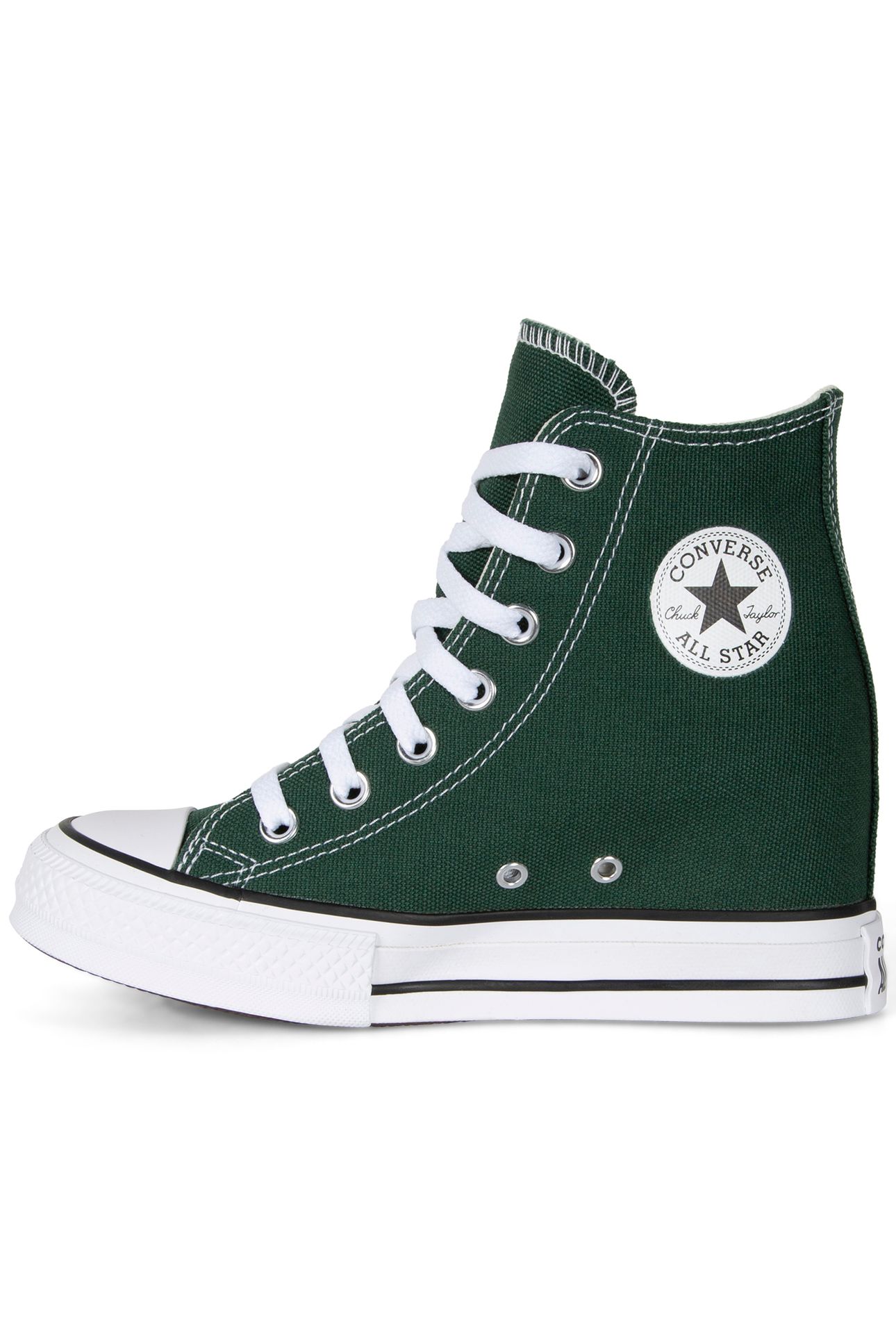 CHUCK TAYLOR ALL STAR WEDGE PLATFORM GREEN ENVY/WHITE/BLACK 3