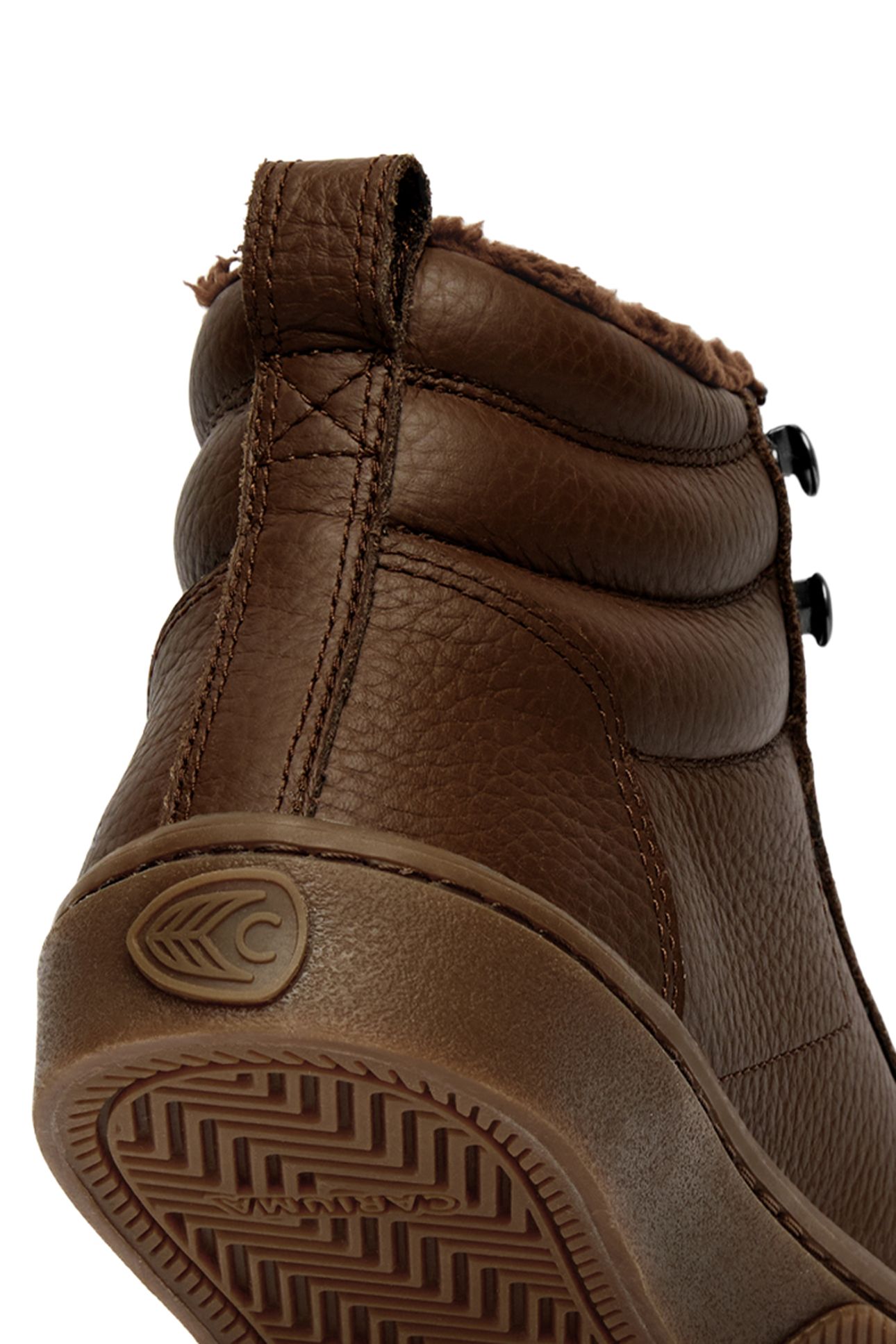 OCA THERMA HIGH HOOKS BROWN PREMIUM LEATHER BOOT BROWN 3