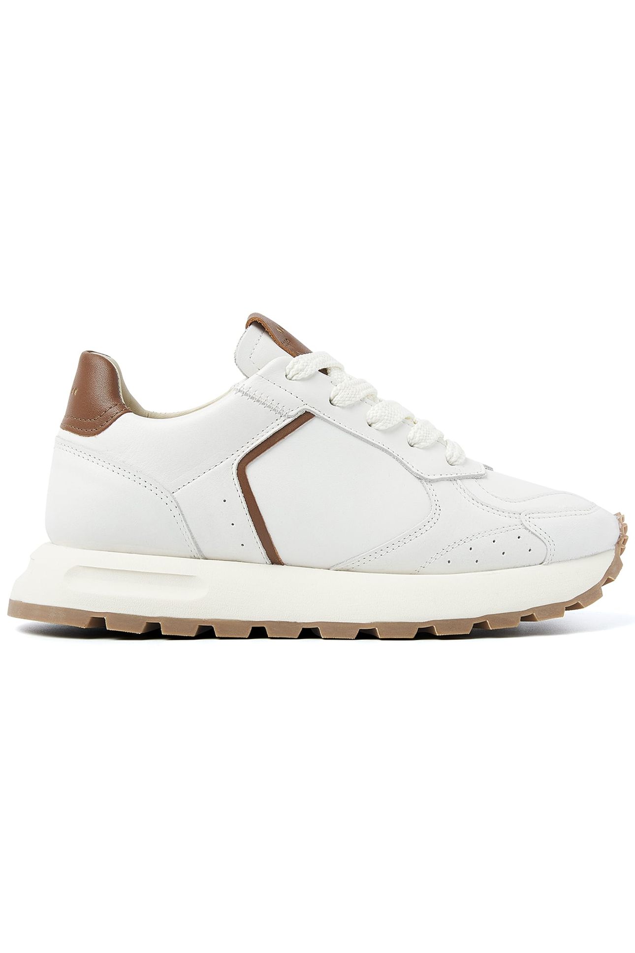 ROSE NOMAD (L) OFF WHITE LEATHER - COGNAC 1