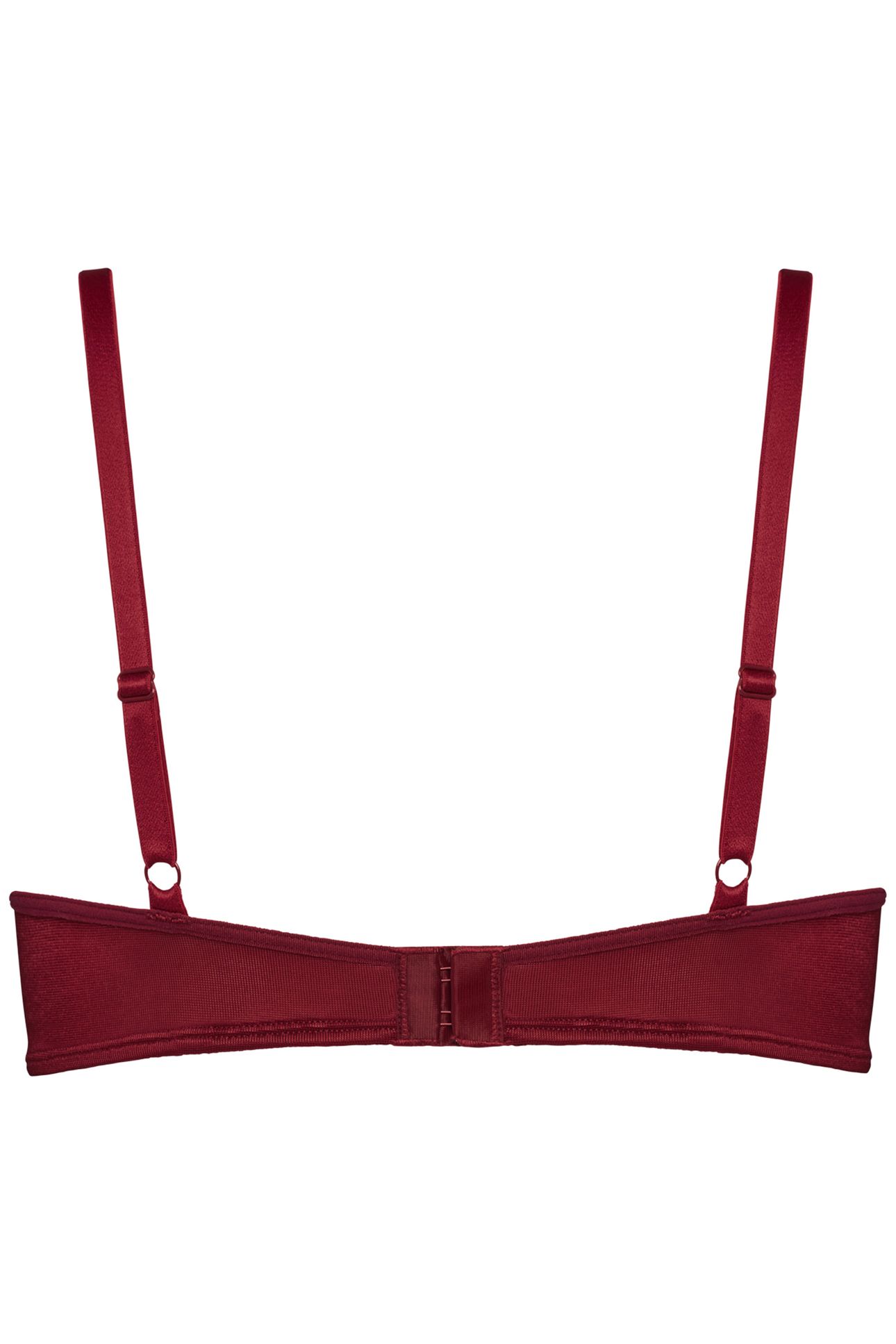 SEDUCTION CABERNET PRINT PLUNGE BALCONY BRA 4