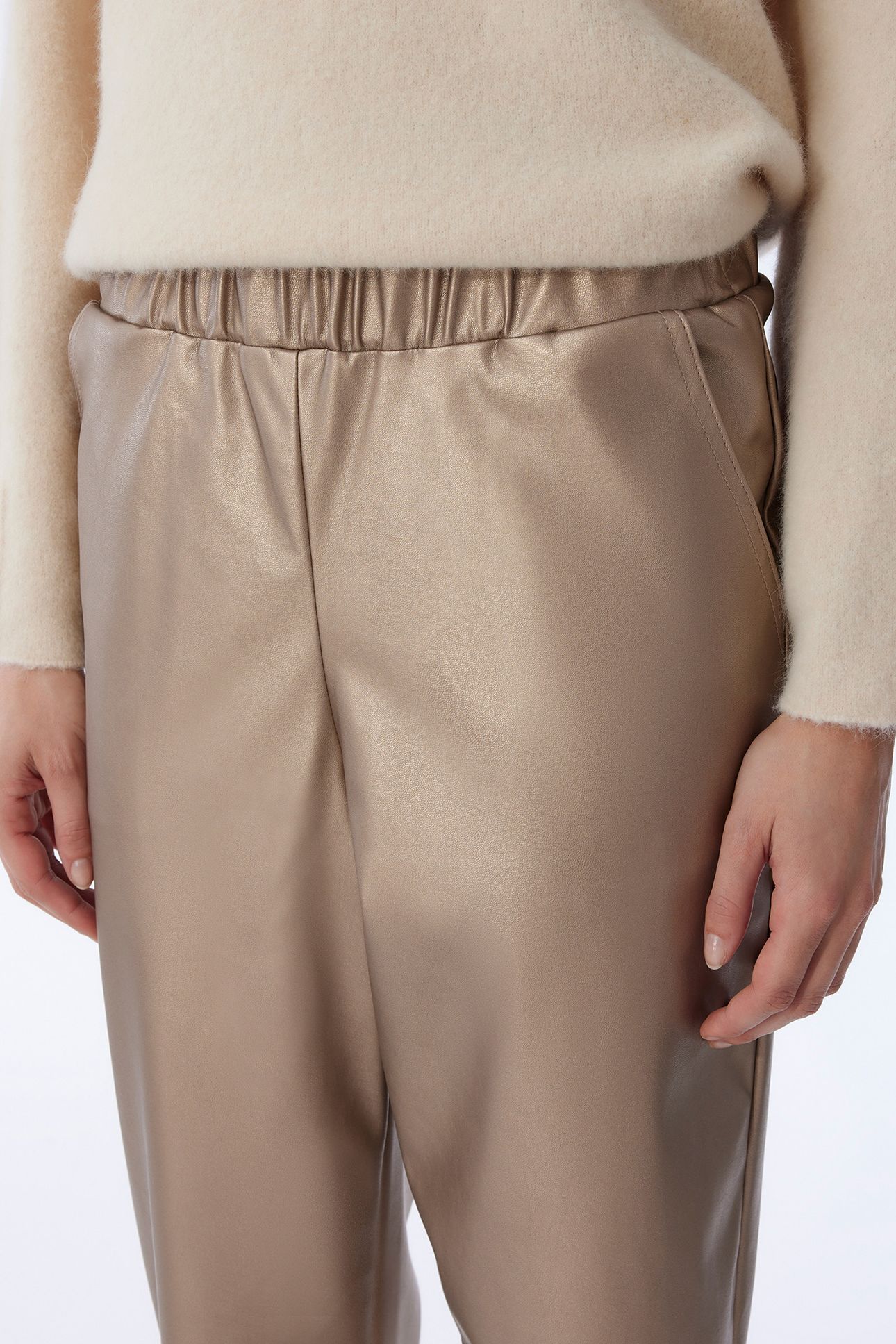 SALLY PANTS METALLIC BRONZE 4