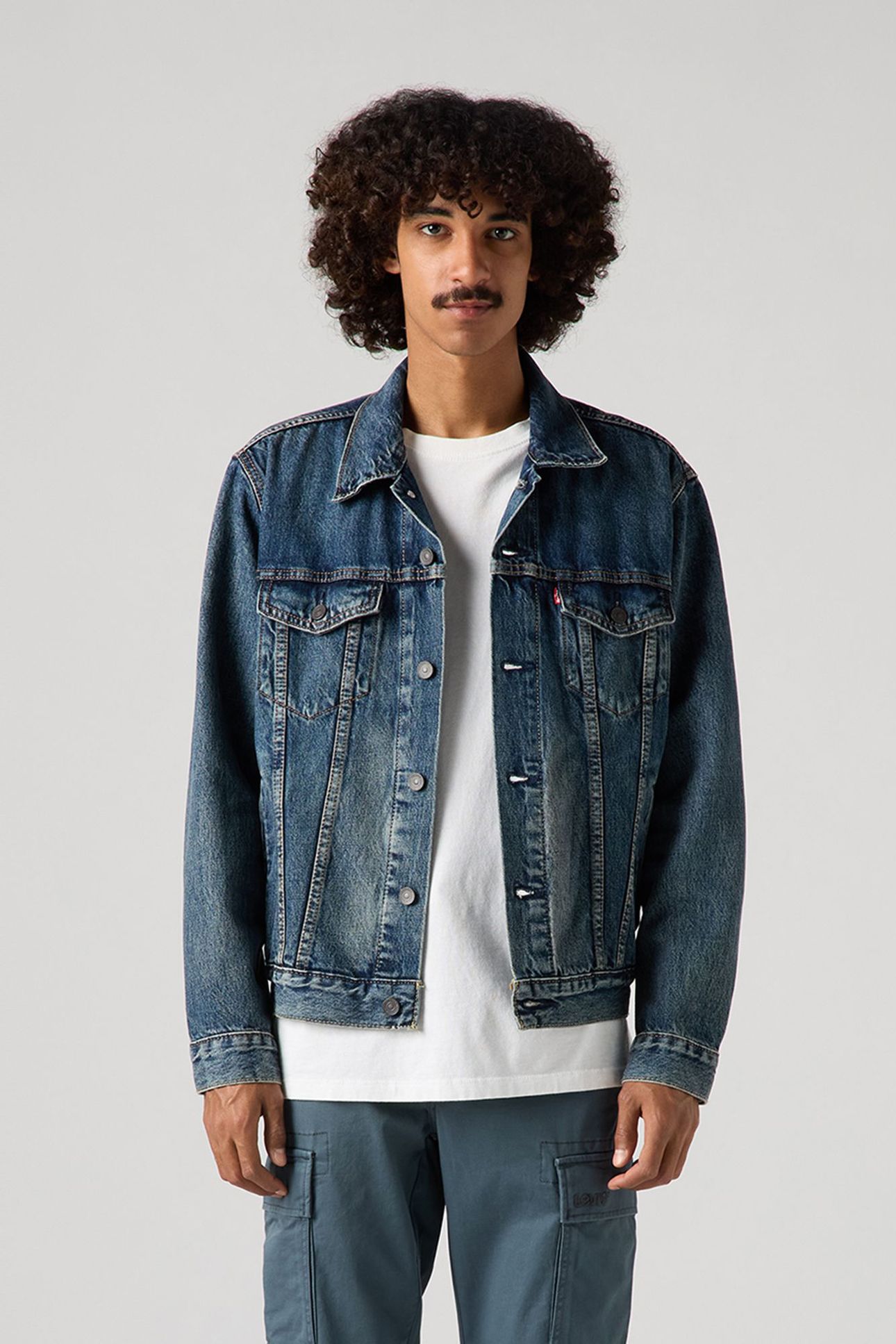 TRUCKER JACKET DARK INDIGO 1