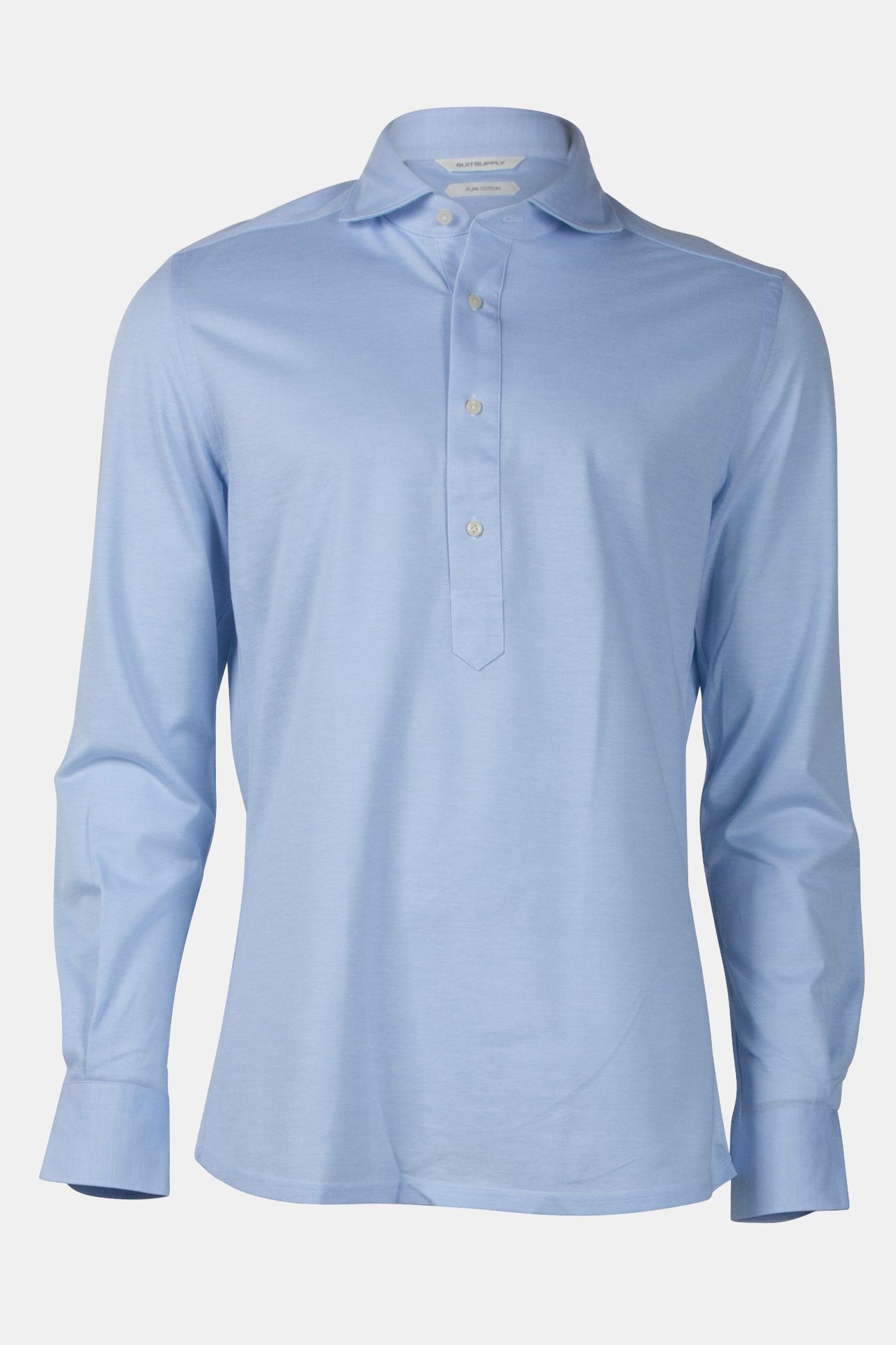 LIGHT BLUE EXTRA SLIM FIT POPOVER 3