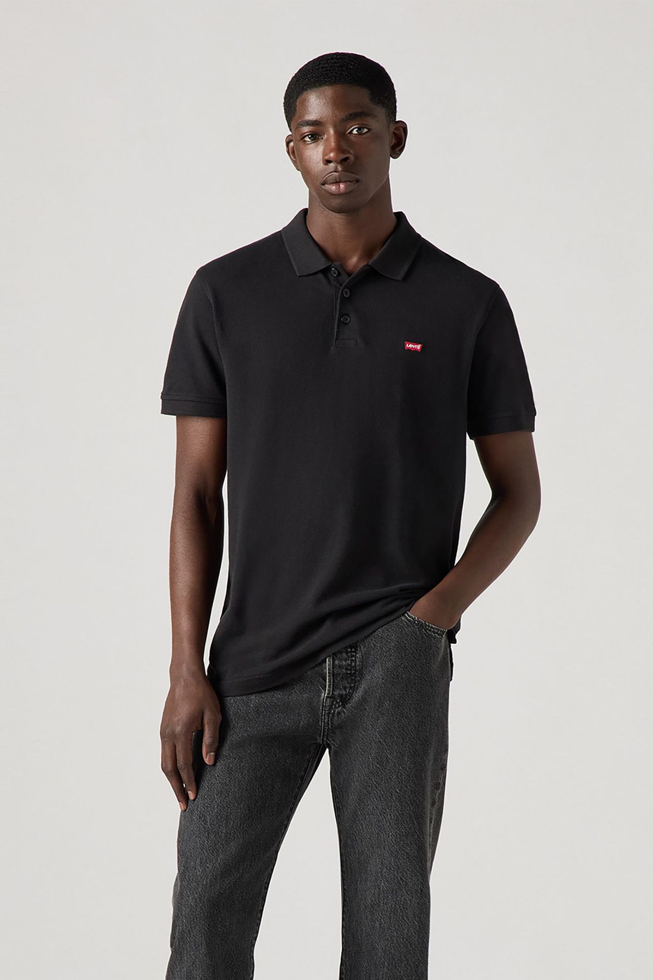 HOUSEMARK POLO SHIRT BLACK 1