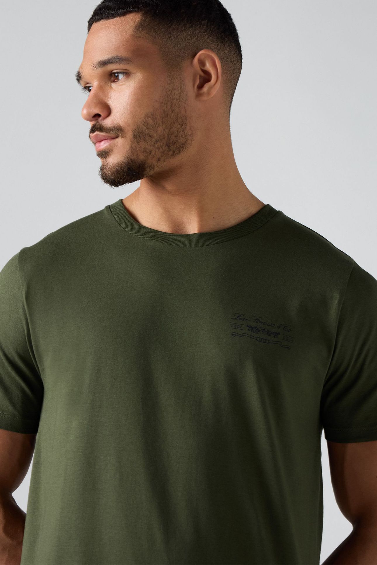 GRAPHIC CREWNECK T-SHIRT GREEN 5