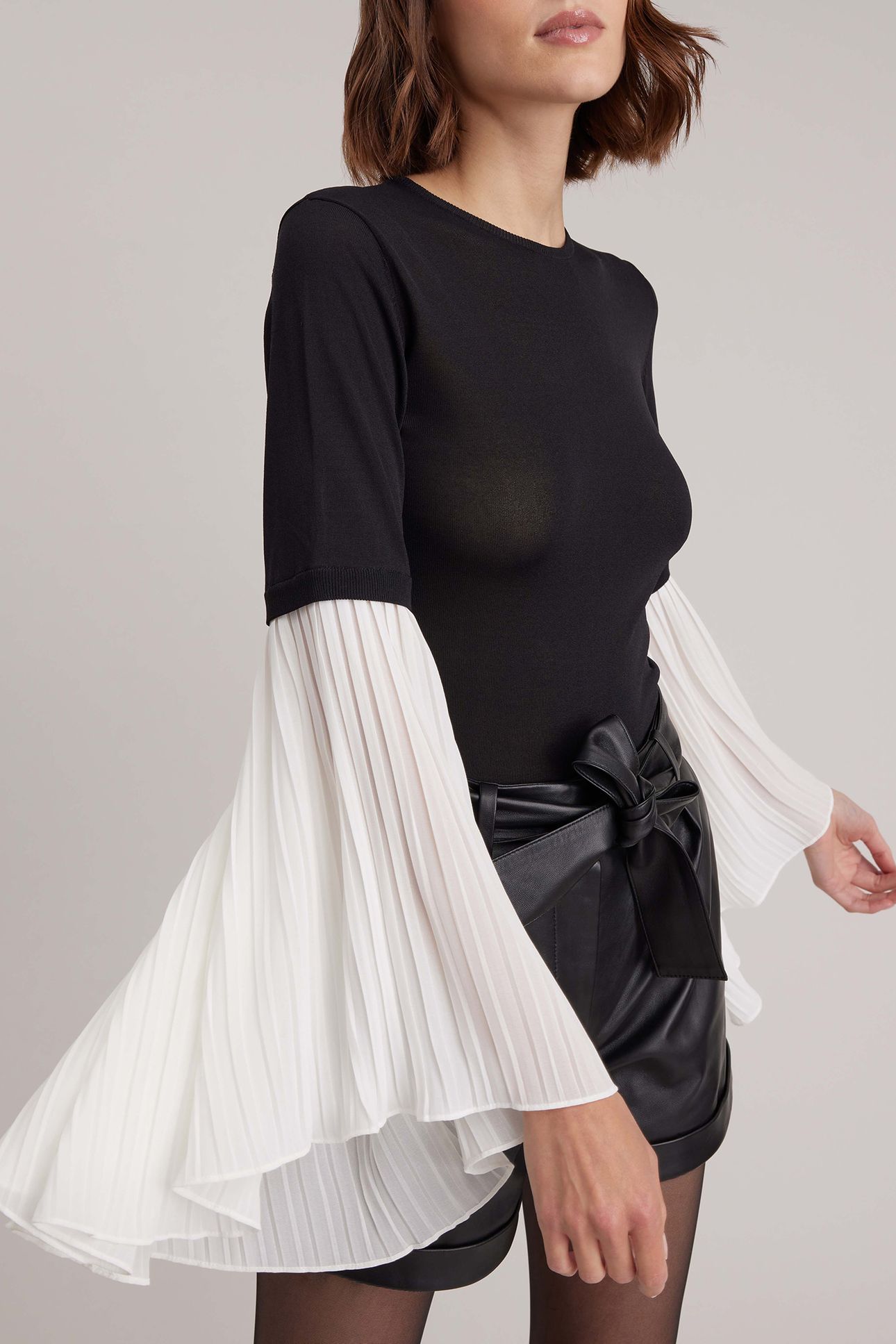 FADETTE PULLOVER BLACK/WHITE 5
