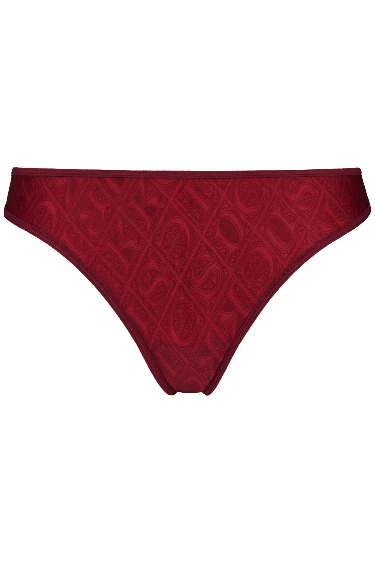 SEDUCTION CABERNET PRINT THONG 3