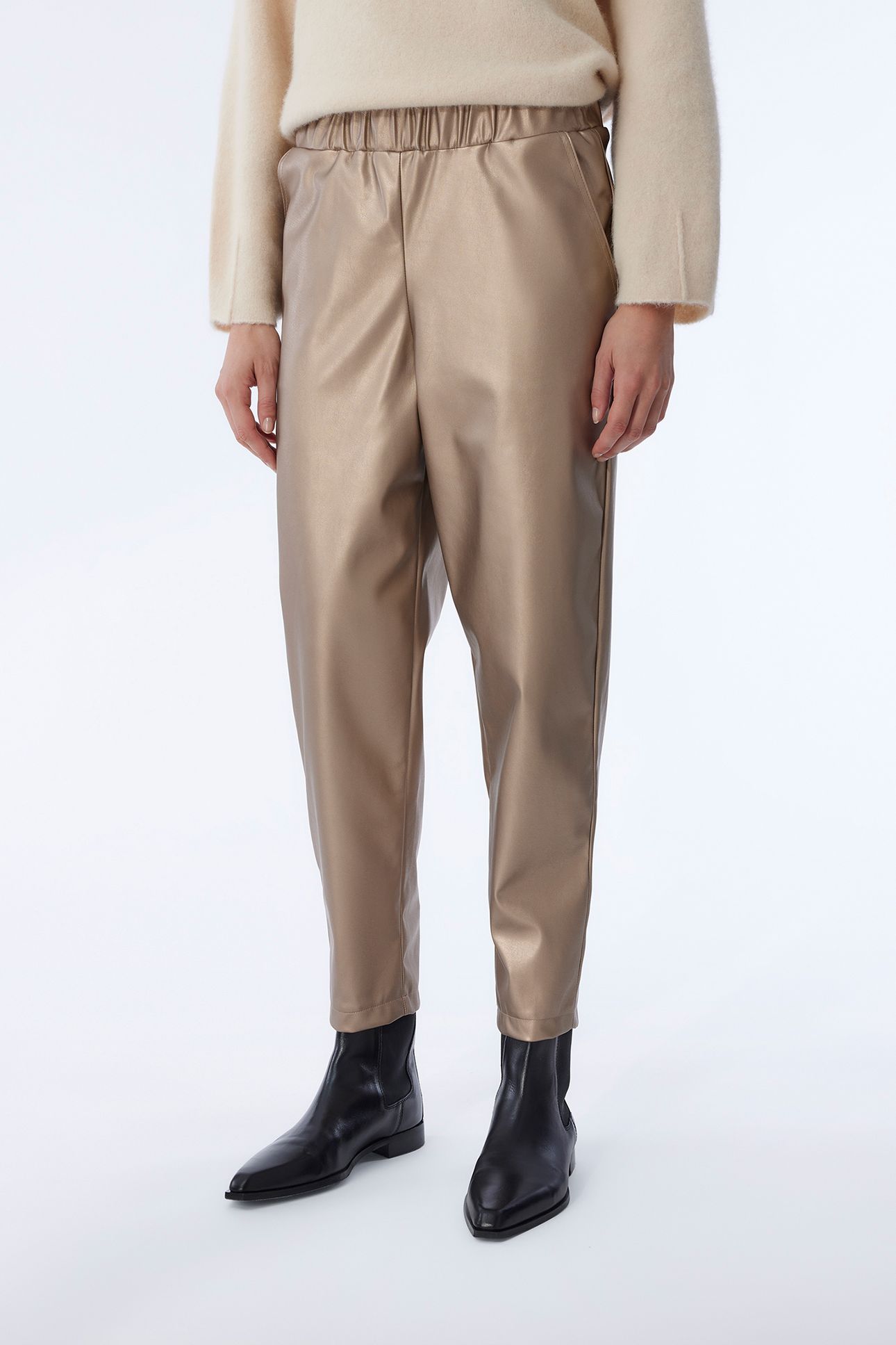 SALLY PANTS METALLIC BRONZE 1