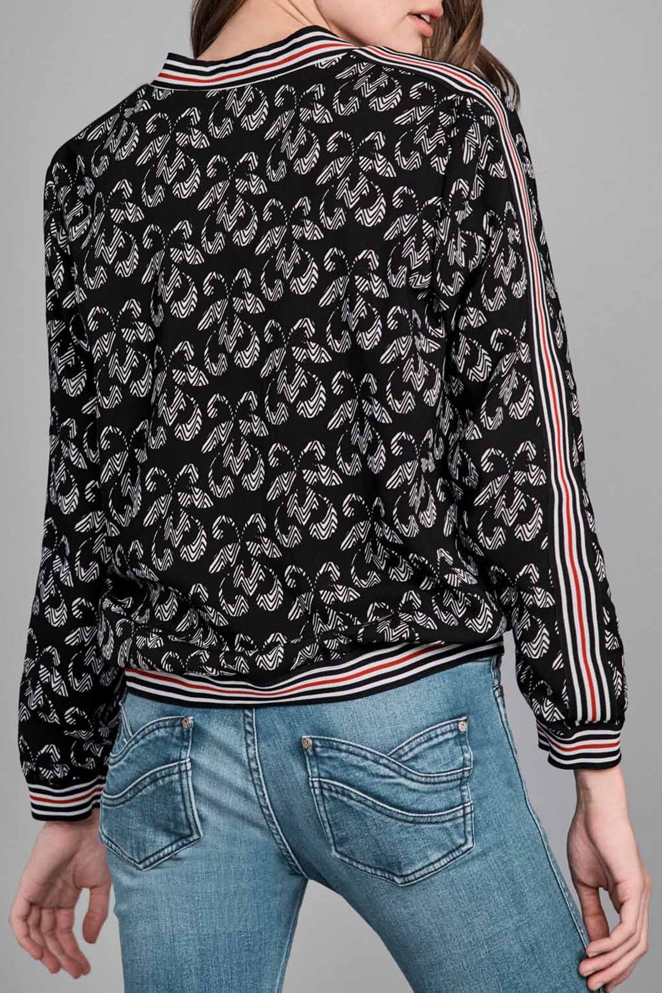 VIANNE VESTE BLACK/WHITE 2