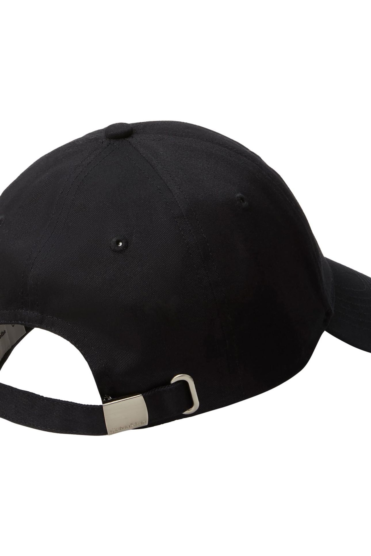 LOGO EMBROIDERY BASEBALL CAP BLACK 2