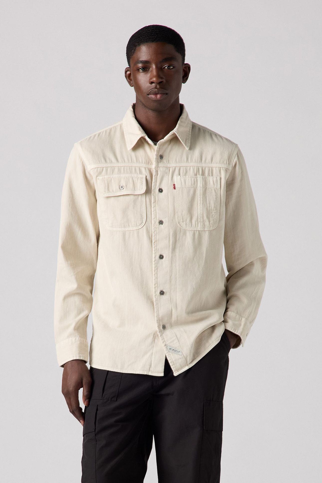 AUBURN WORKER SHIRT GREY 1