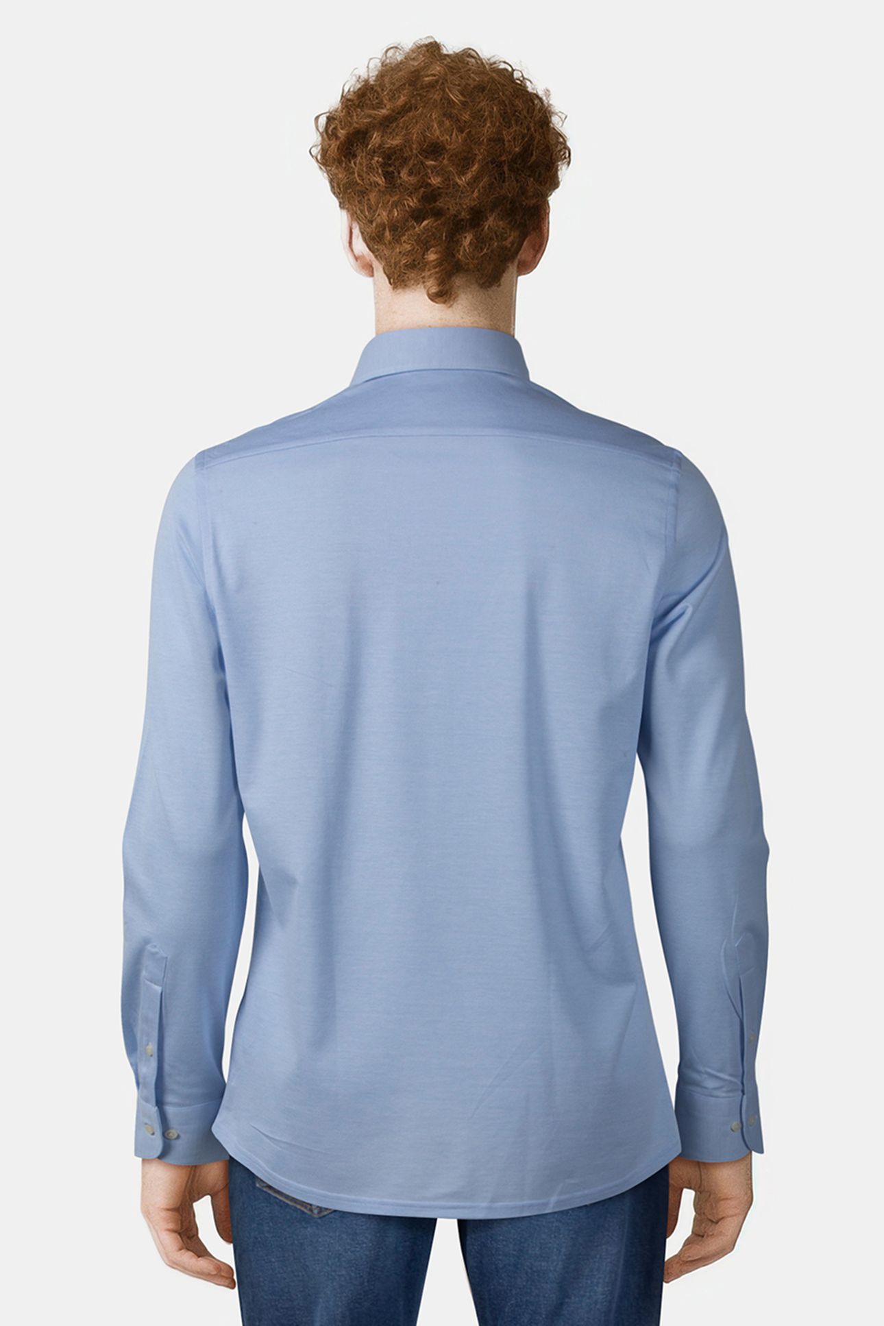 LIGHT BLUE EXTRA SLIM FIT POPOVER 2